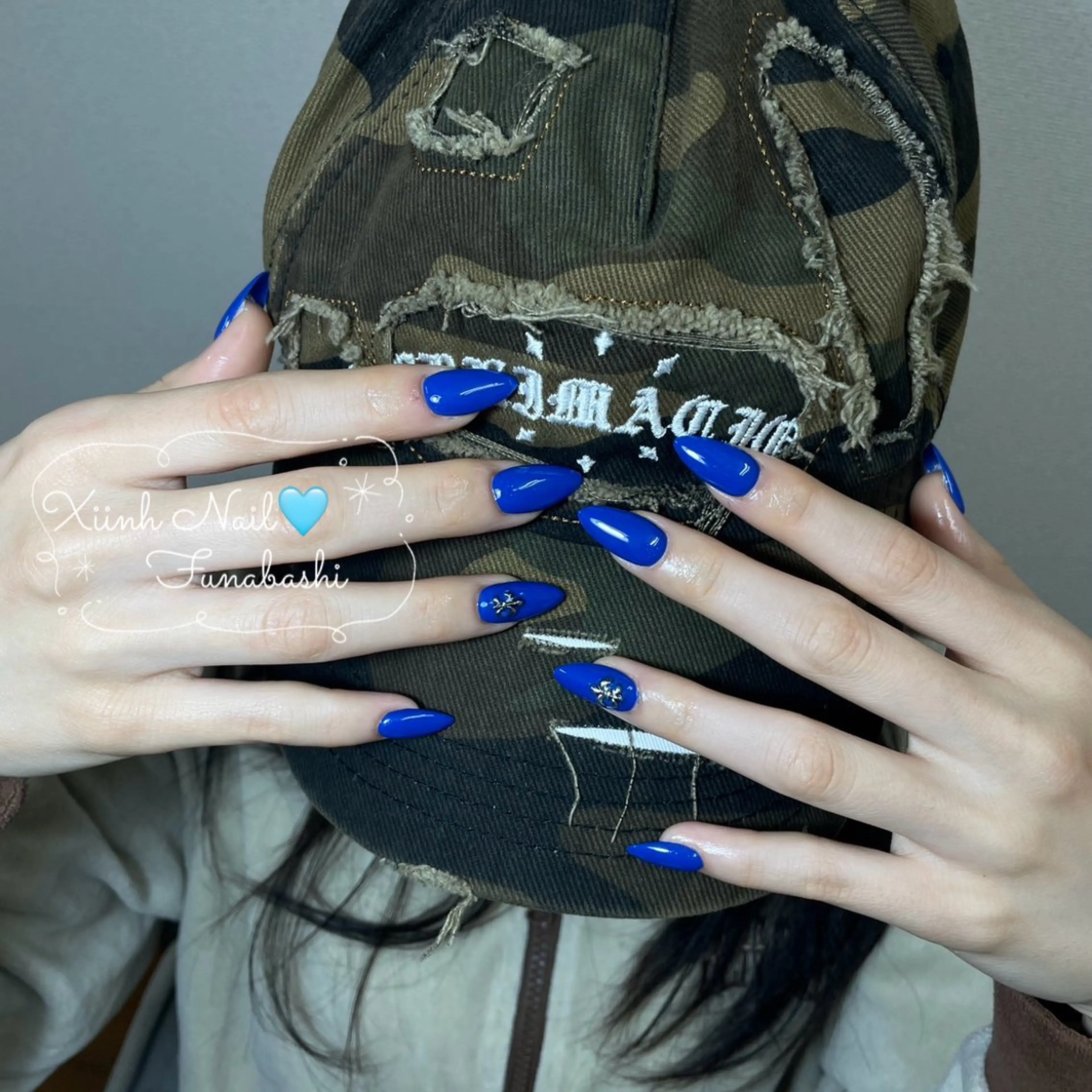 ネイル チークネイル 桜ネイル 長さ出し フットネイル ジェルネイル ハンドネイル XIINH NAIL SALONのネイルデザイン