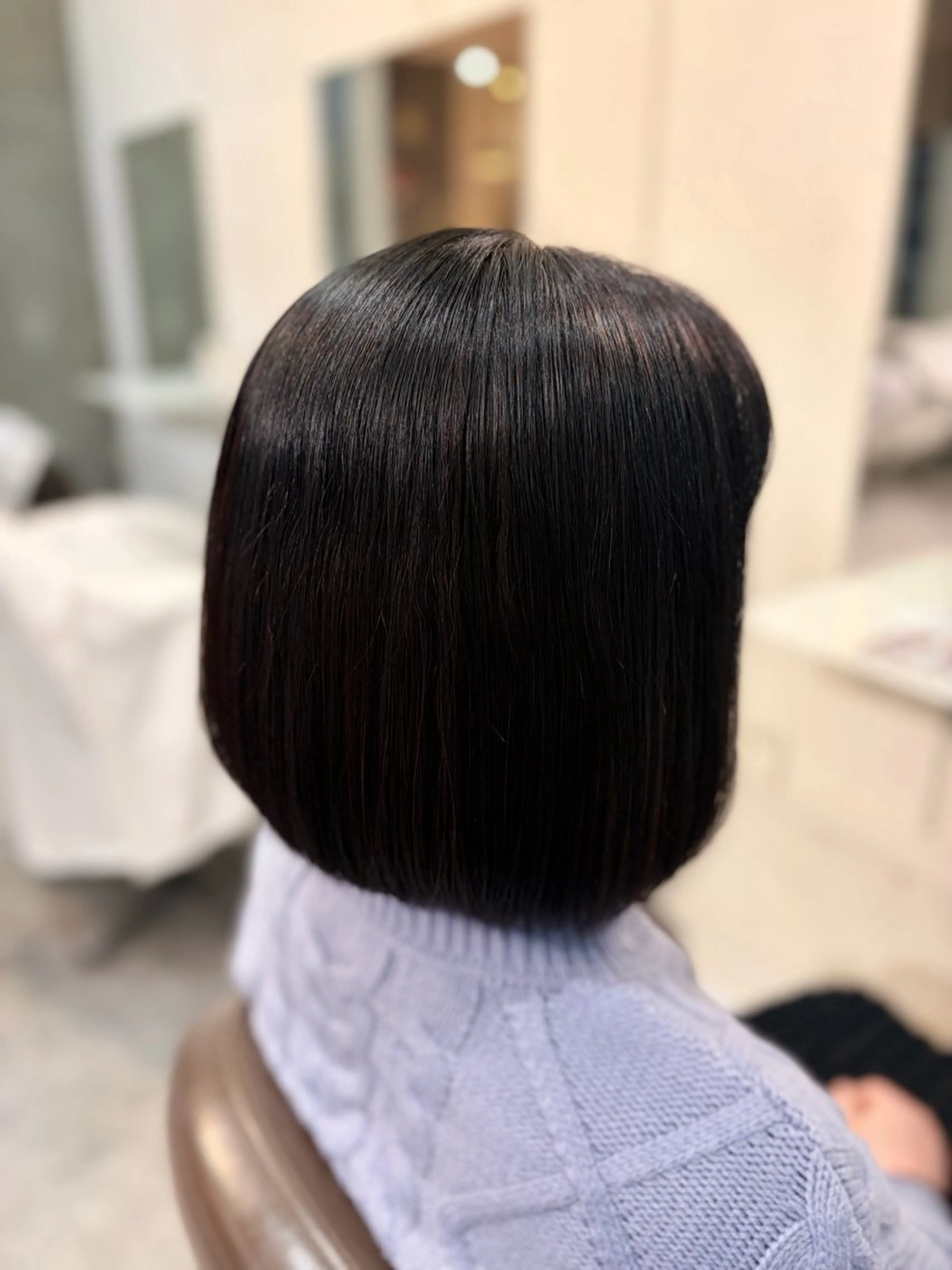 ミディアム 縮毛矯正 縮毛矯正 abie hair所属・コスパ◎/ナチュラル カラー/グレイ/佑壮のヘアスタイル