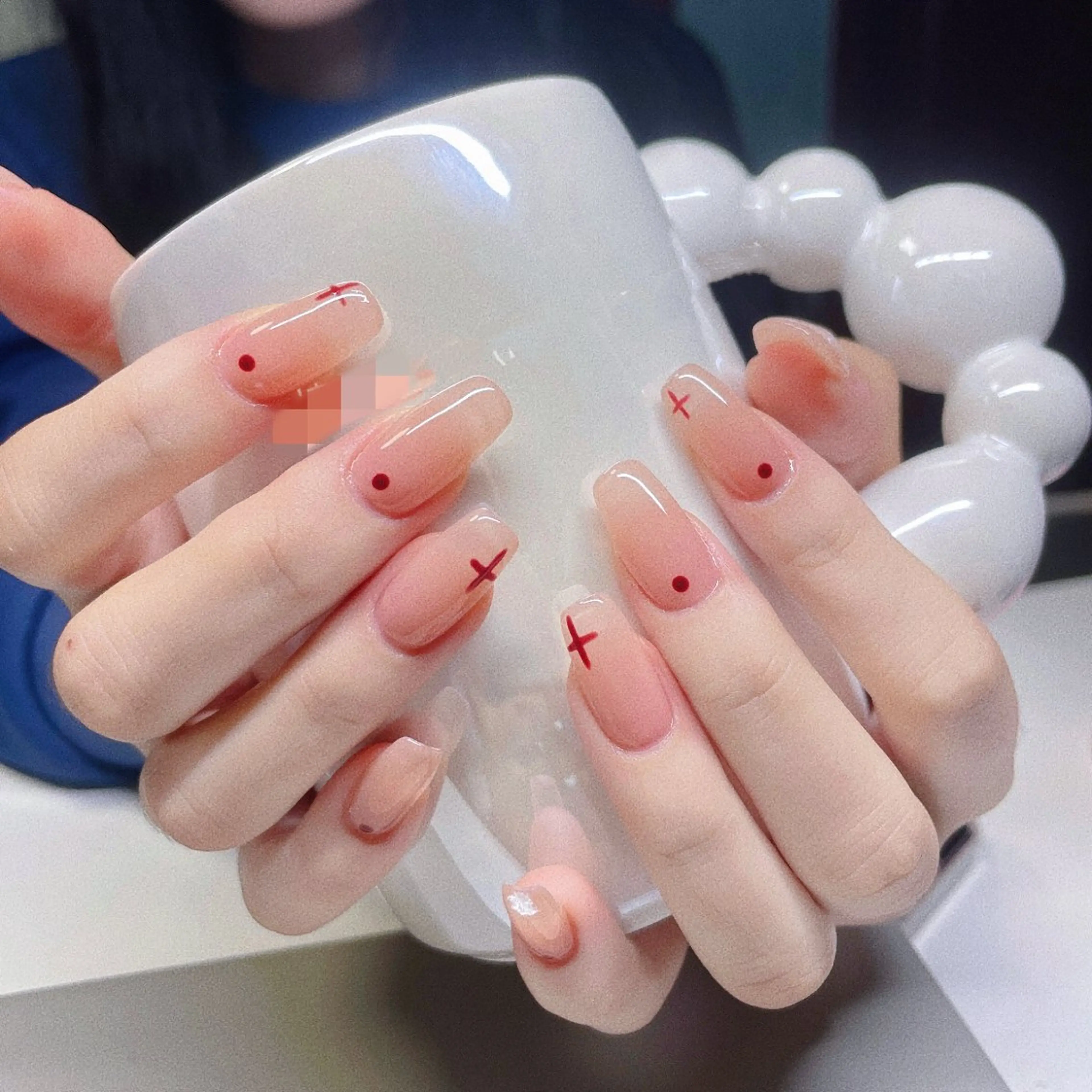 シンプルデザイン＋チップ長さだしの写真