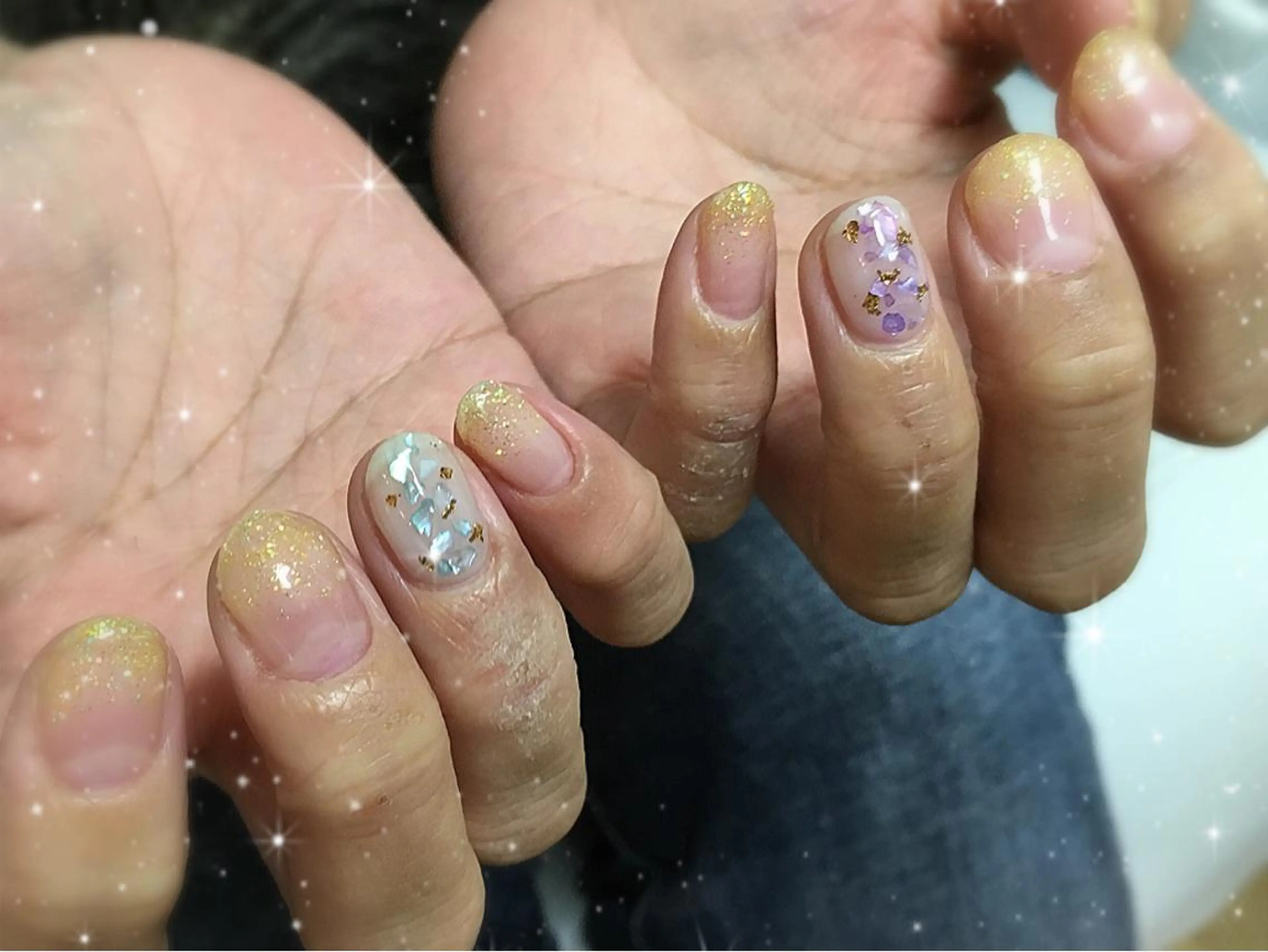 ネイル キラキラネイル CULU -LUのネイルデザイン