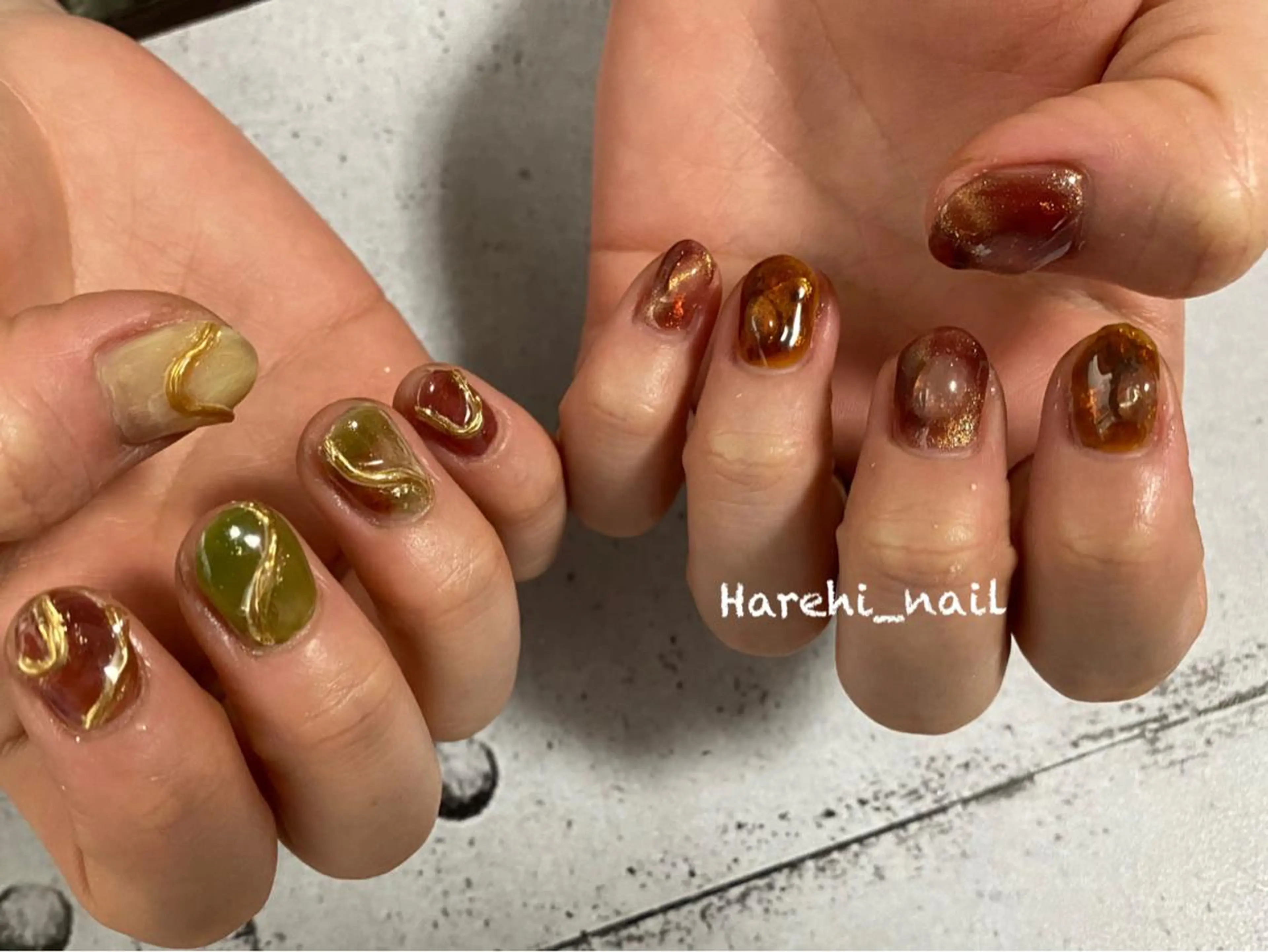 ネイル ハンドネイル Harehi_ nailのネイルデザイン