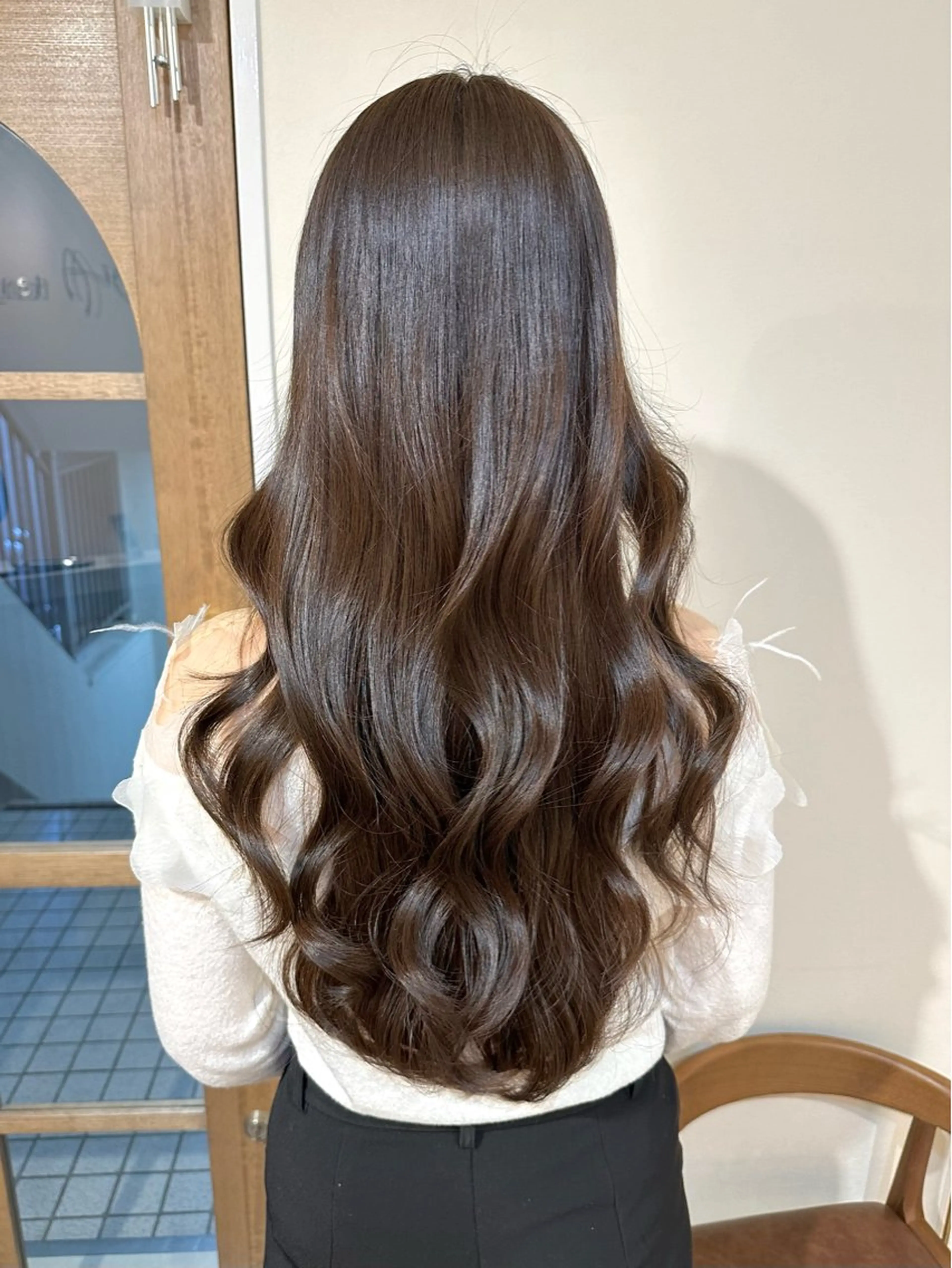 ロング カラー 松永 悠里のヘアスタイル