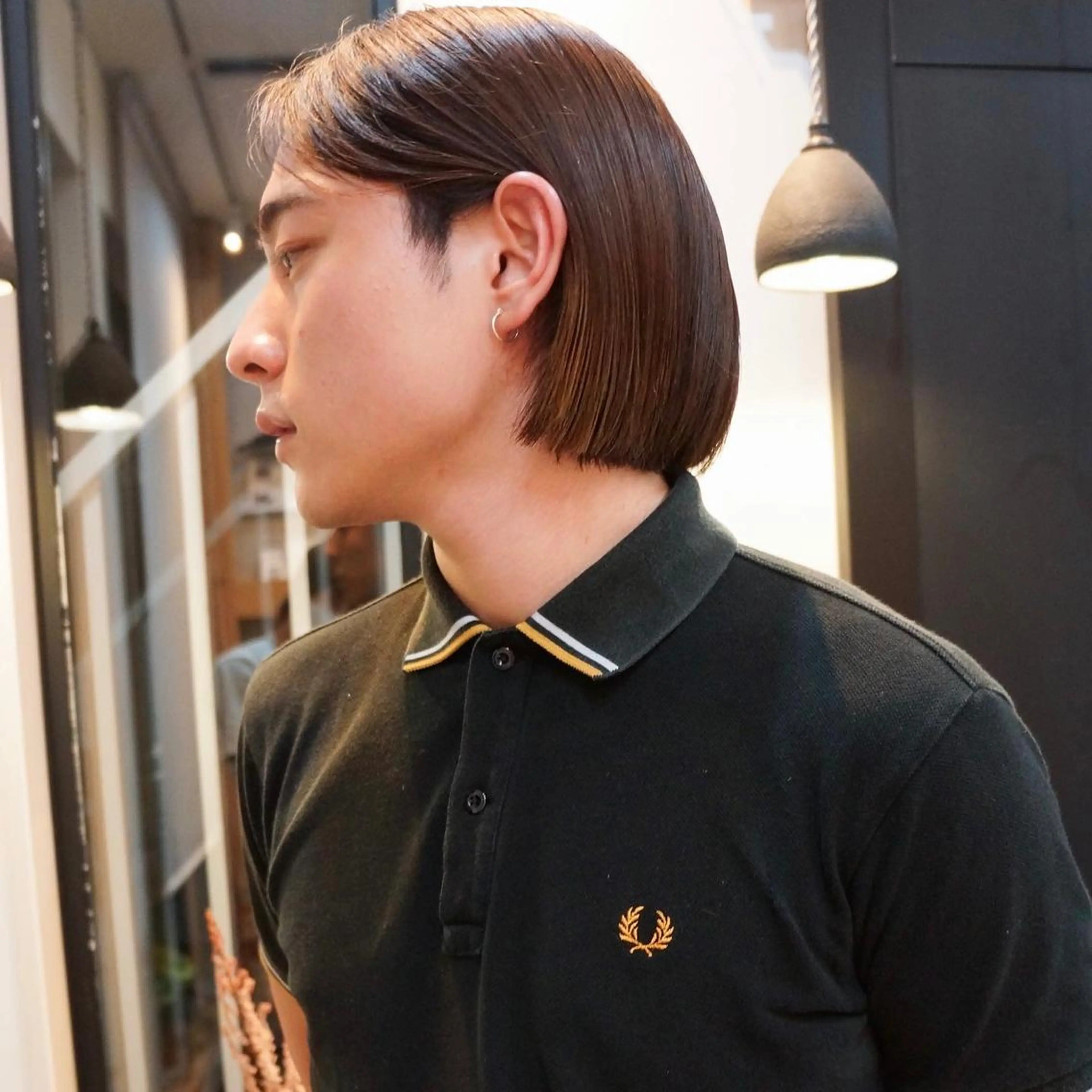 ミディアム カラー パーマ ダウンパーマ 【sity.ザイク】のヘアスタイル