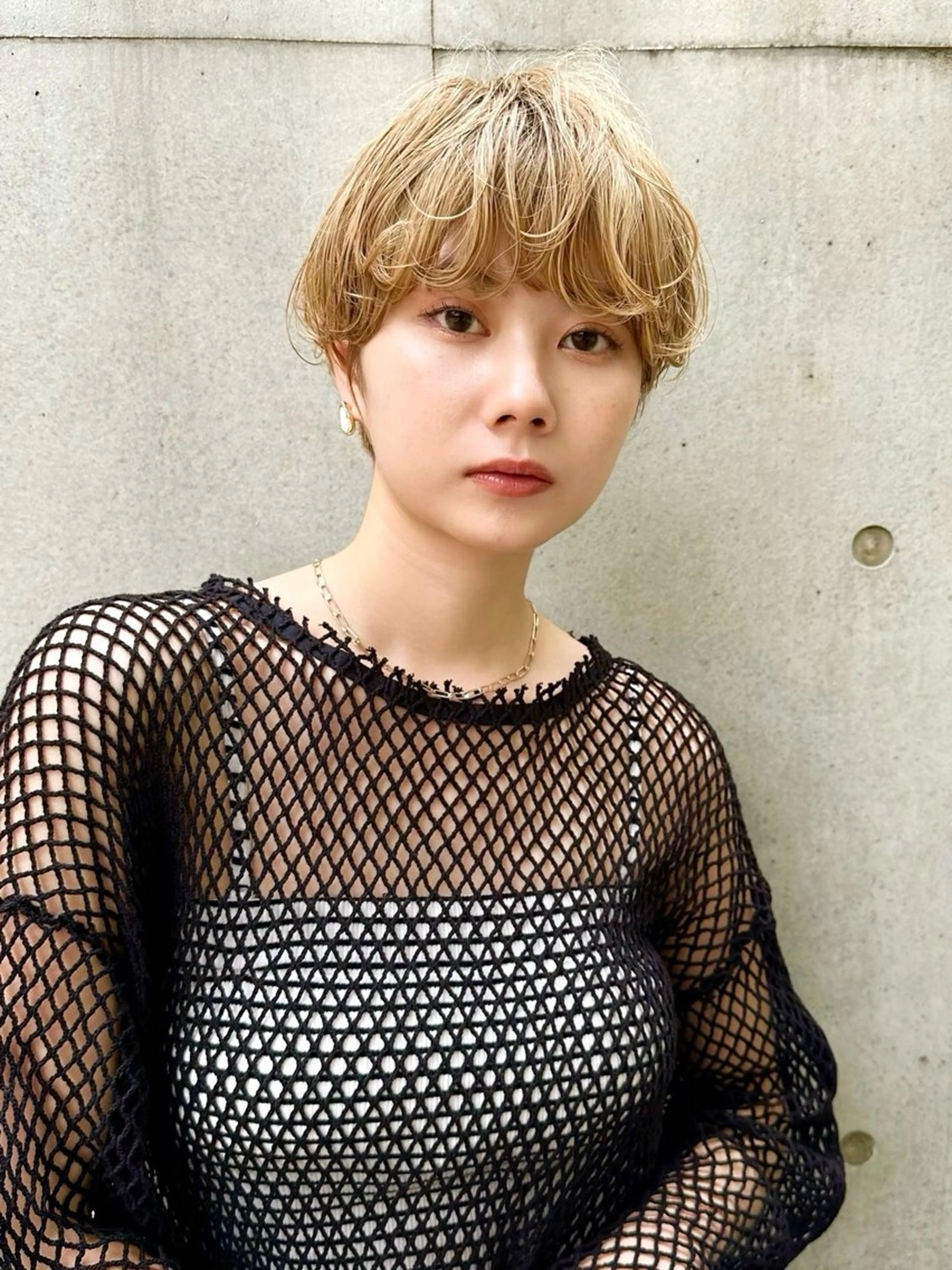 ショート カット ヘアカラー トリートメント 骨格診断で絶対可愛い ✨丸みショート✨凌弥のヘアスタイル