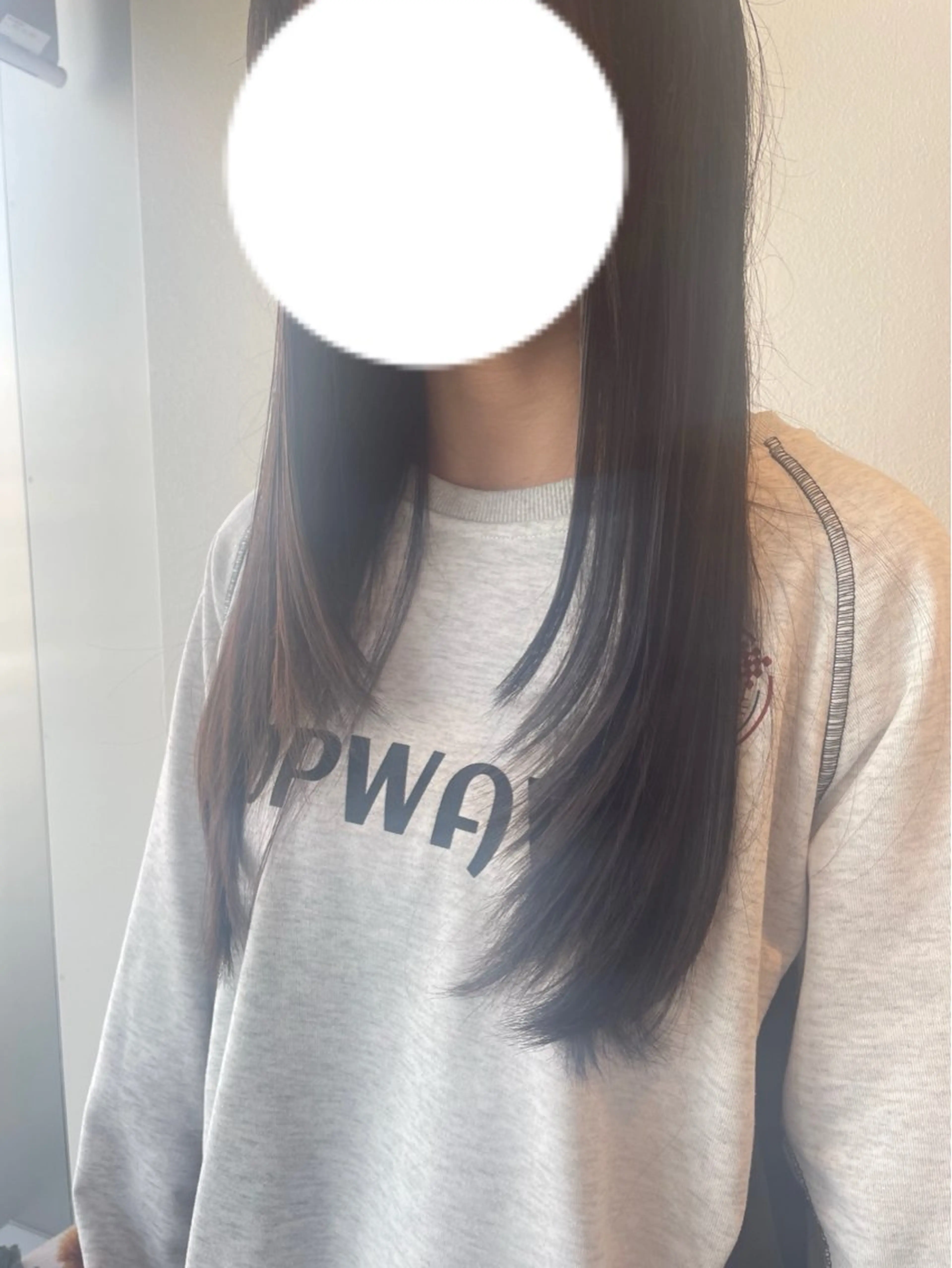 ロング 平 真亜里のヘアスタイル