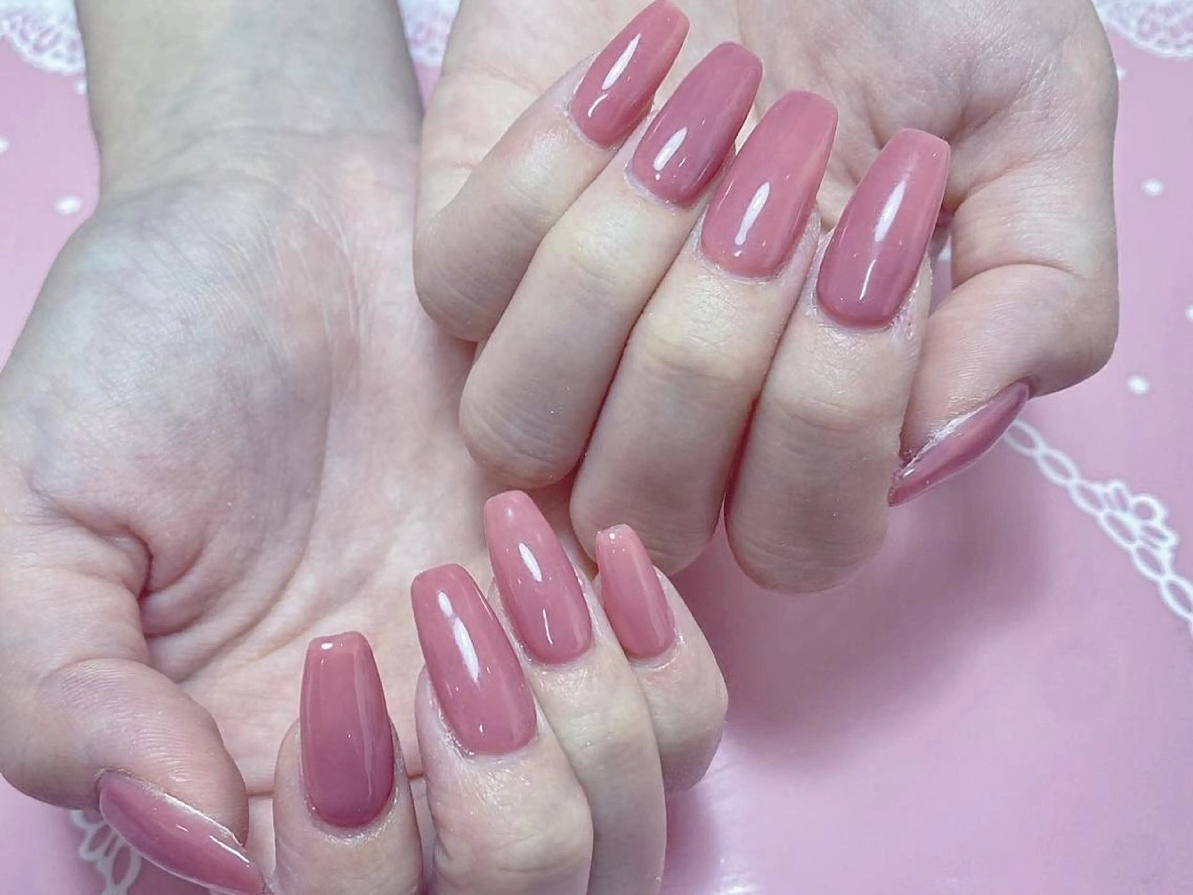 ネイル ラメ(グリッター) ラメグラデーション ワンカラーネイル ハンドネイル DIAMOND 💅のネイルデザイン