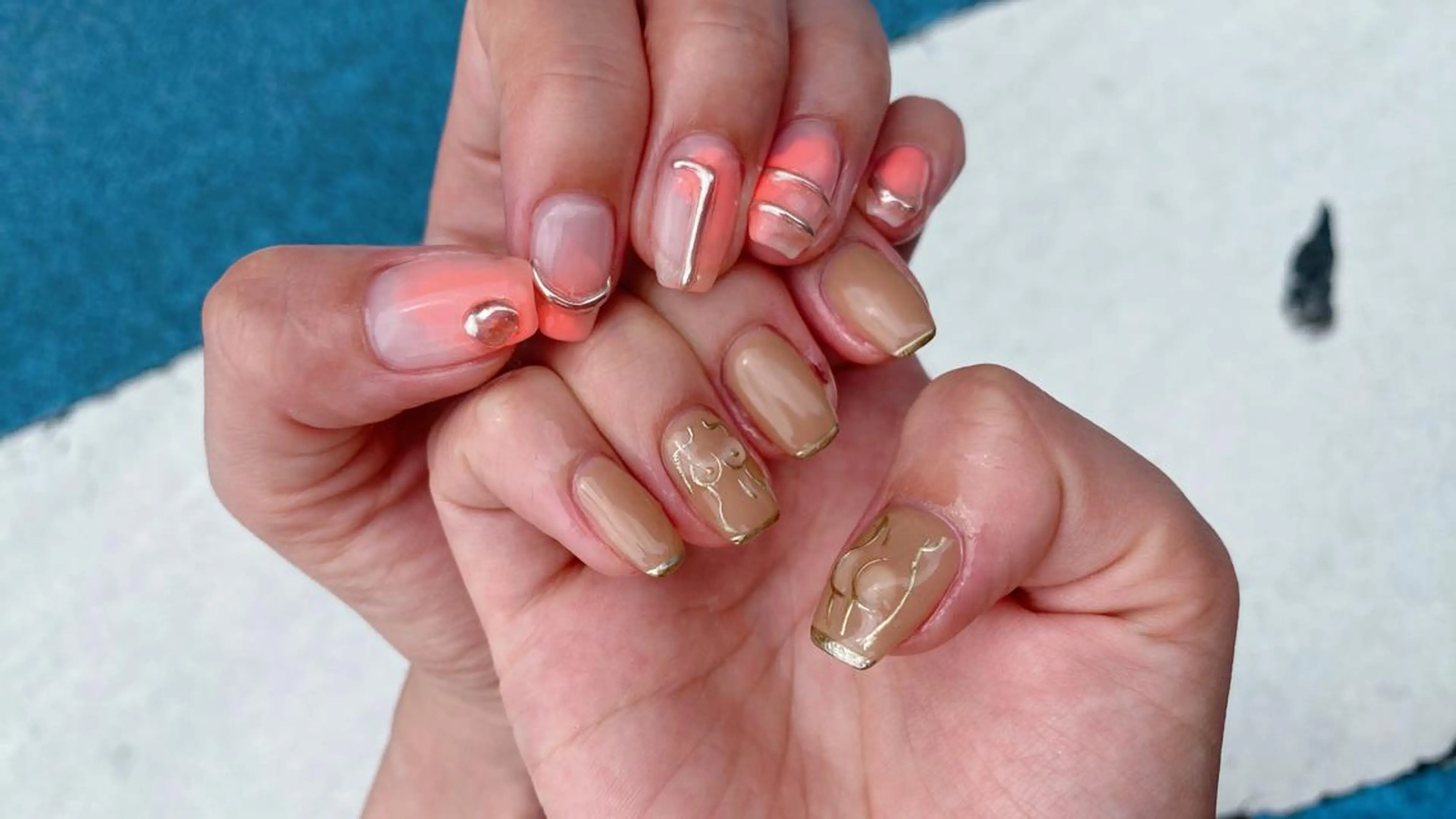 ネイル ハンドネイル nail salon  ∞ mikanal ∞所属・nailsalon ∞ ﾐｶﾅﾙ ∞のネイルデザイン