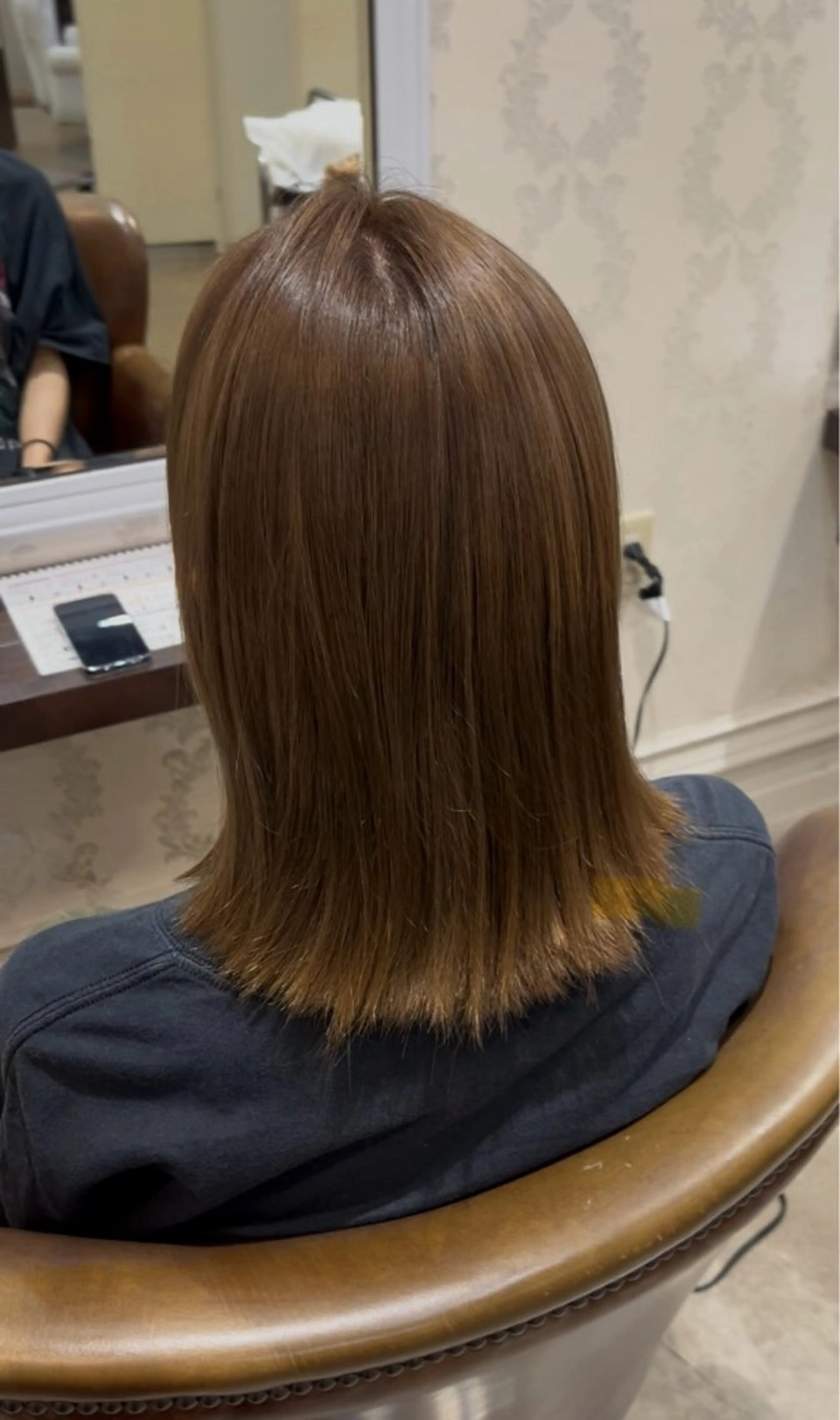 ミディアム 山本 梨華のヘアスタイル