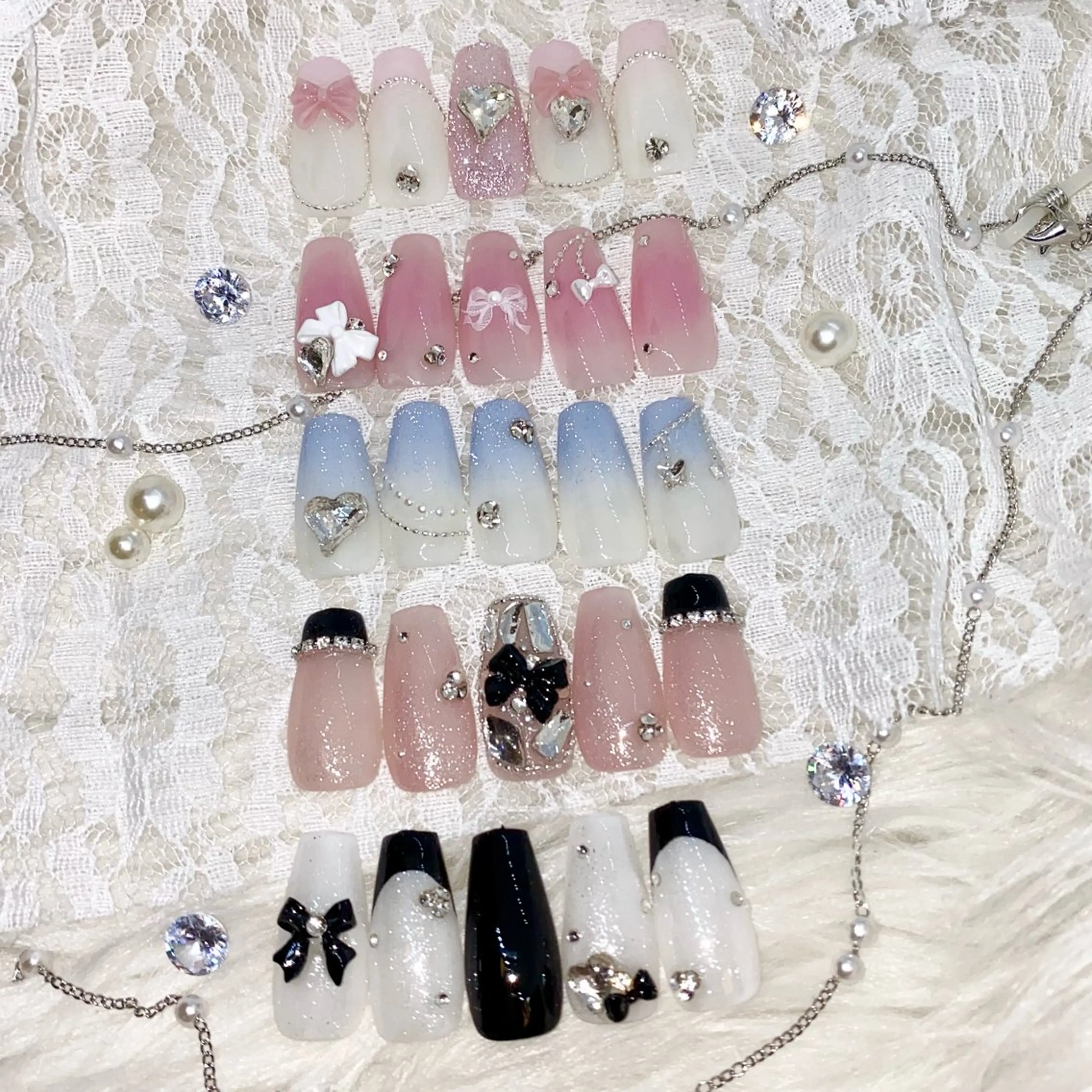 ネイル アートネイル チークネイル フレンチネイル 韓国ネイル マグネットネイル studio tam 髙橋彩夏のネイルデザイン