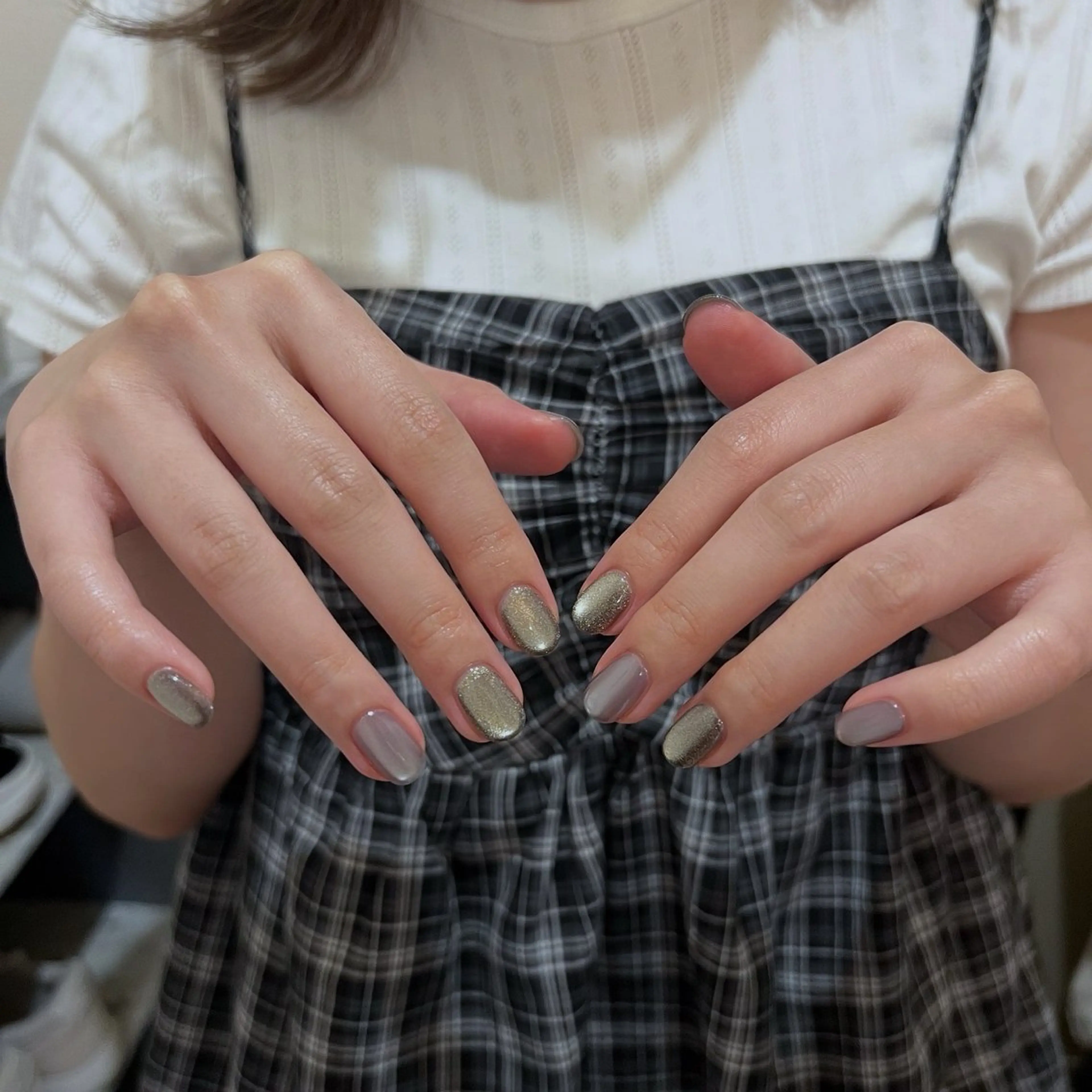 ネイル フラッシュネイル マグネットネイル urun eriのネイルデザイン