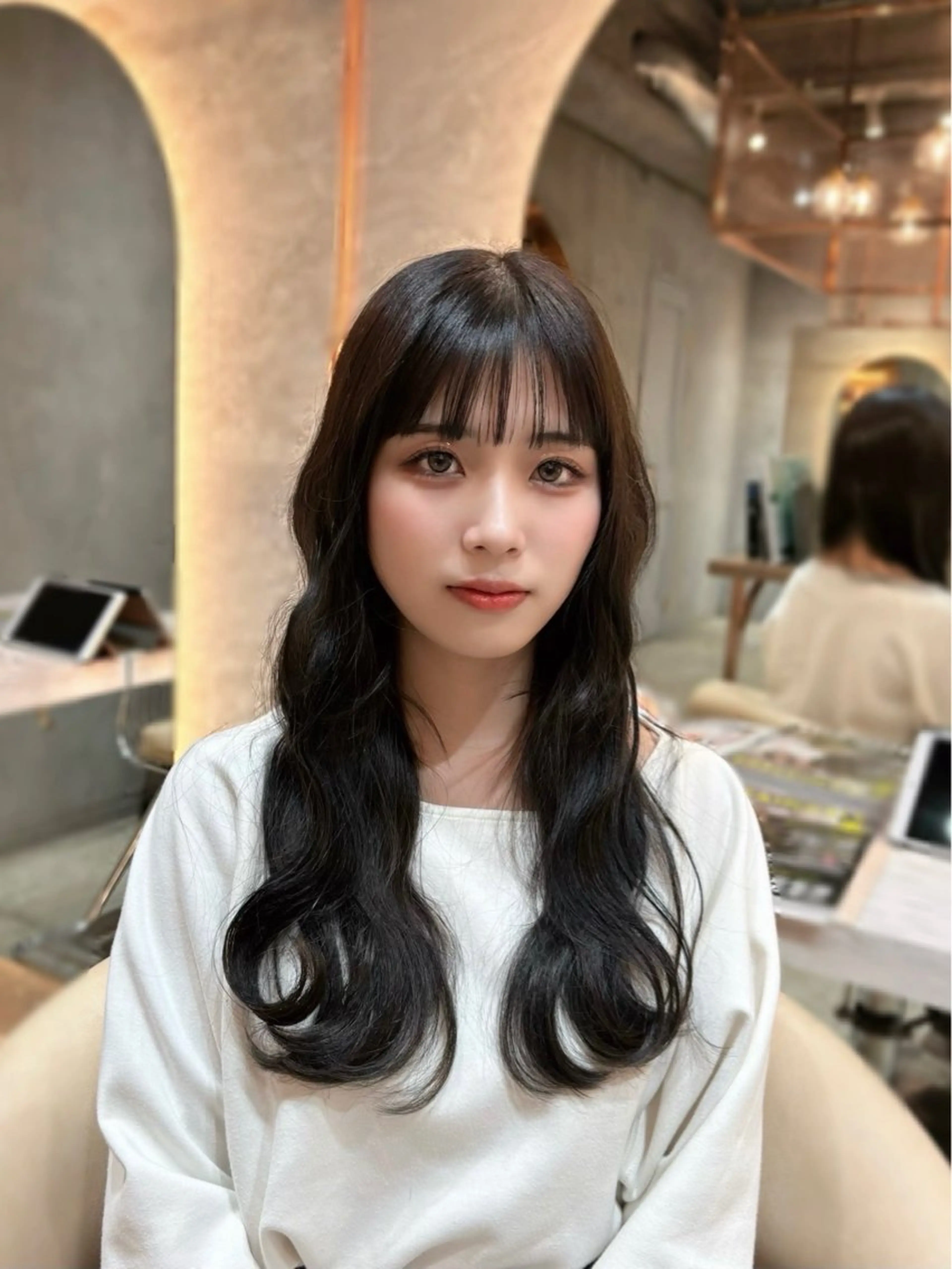 ロング カラー ヘアアレンジ メンズ Lond espoir所属・カット/縮毛矯正/ 🎀さらさ🎀のヘアスタイル