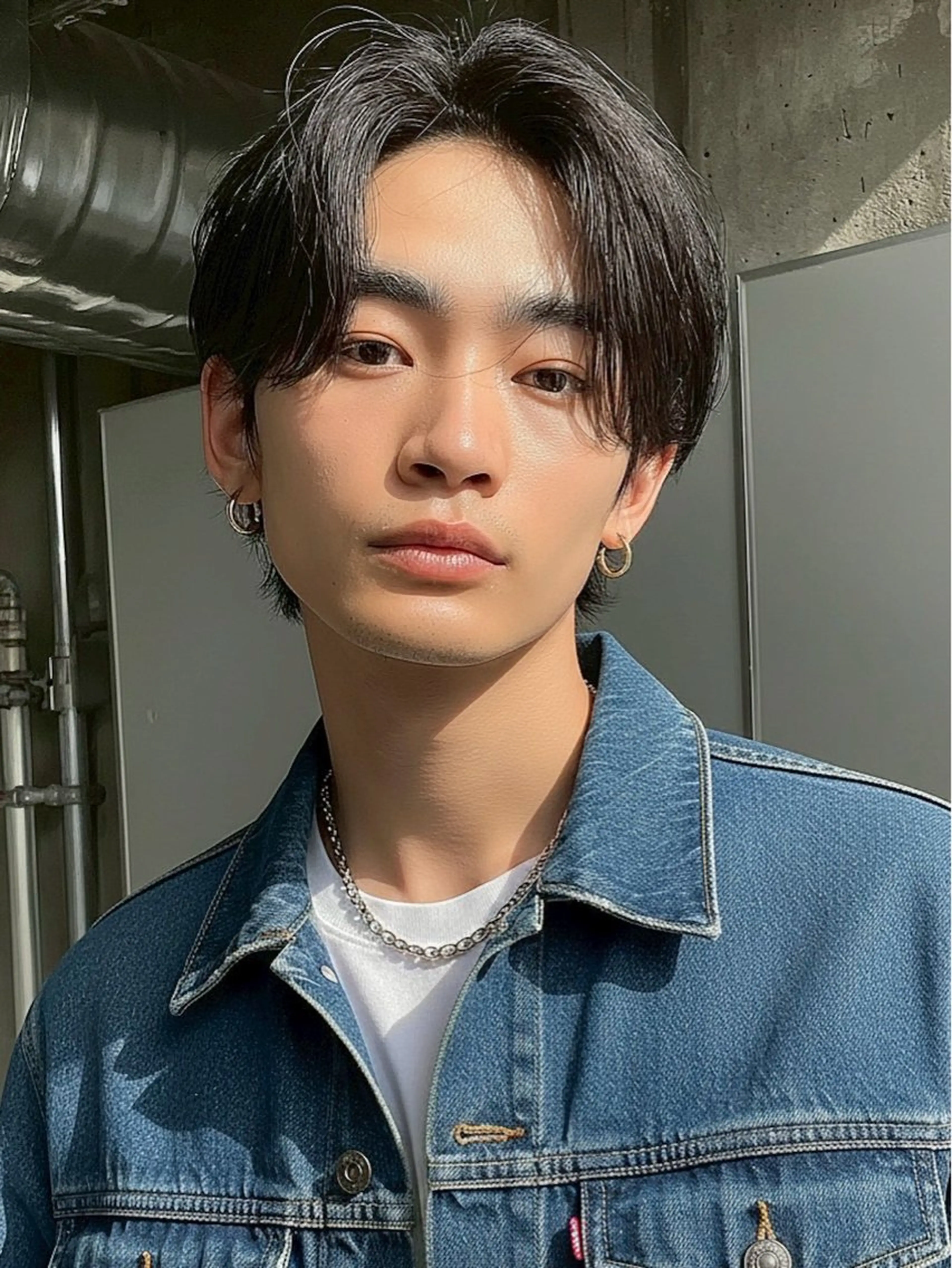 ショート カット ショート　ボブ メンズ　パーマのヘアスタイル