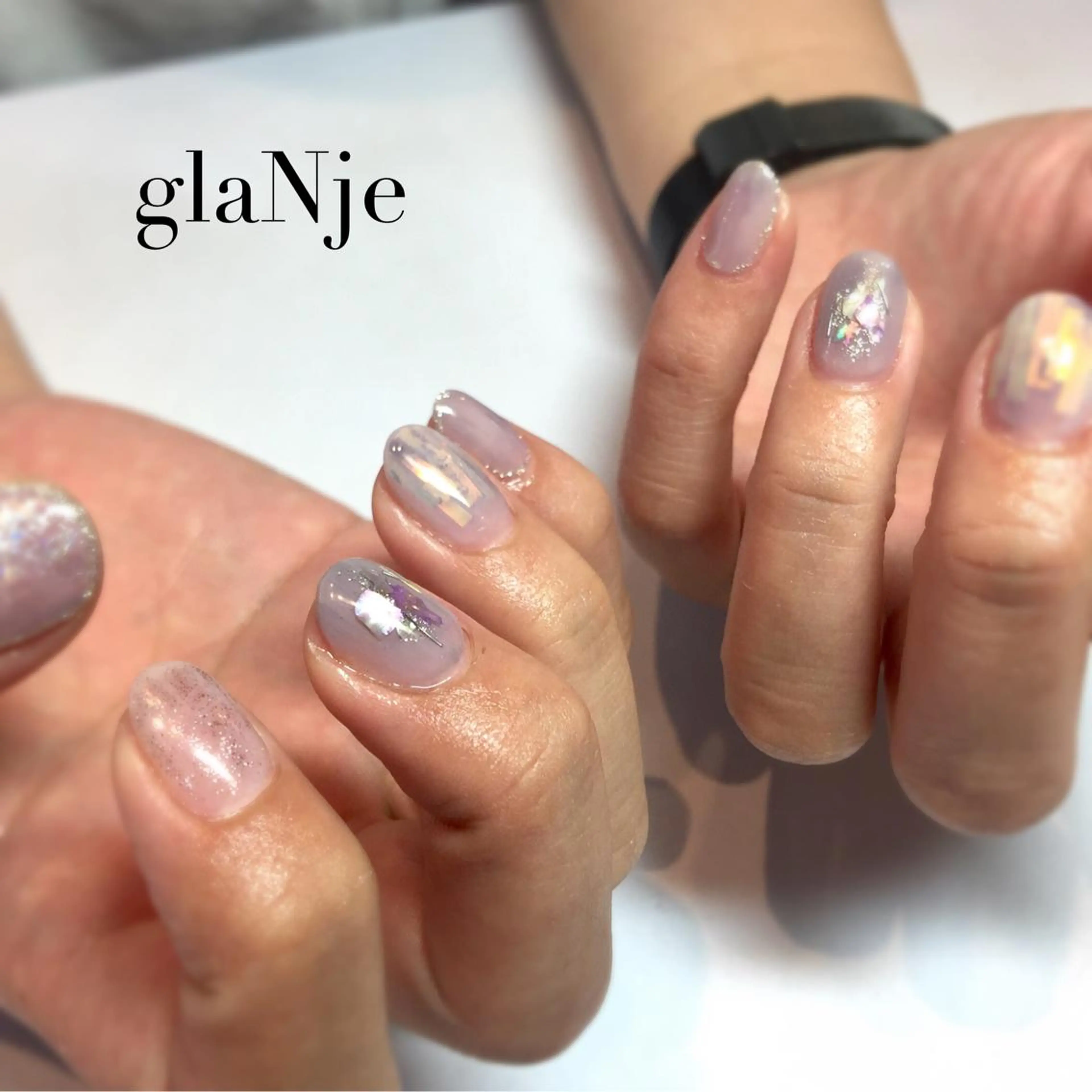 ネイル アートネイル ニュアンスネイル ピンク glaNje部谷 (オーナー)のその他イメージ