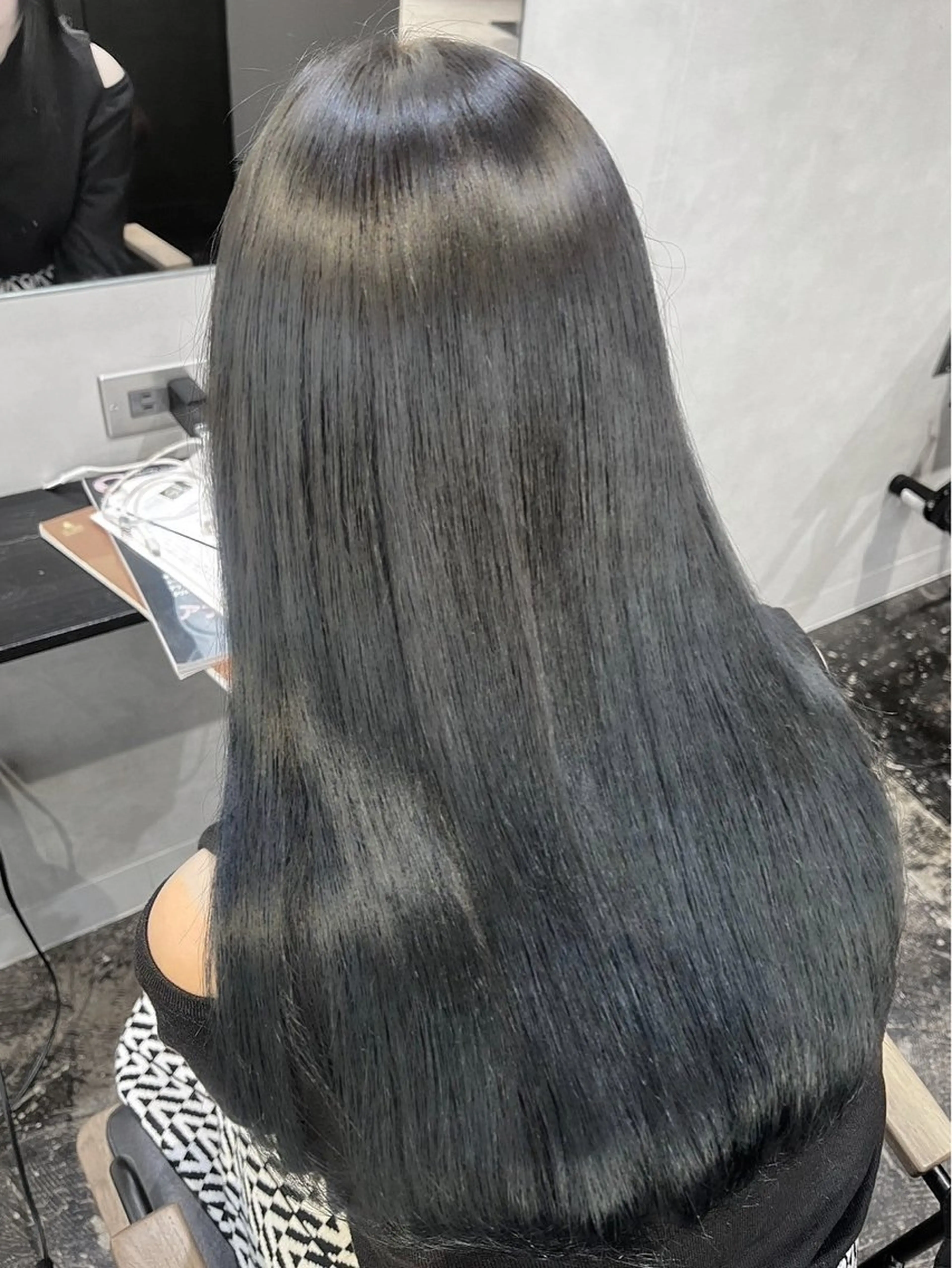 ロング カラー ヘアカラー ハイトーン/韓国風/ 艶髪/吉祥寺のヘアスタイル