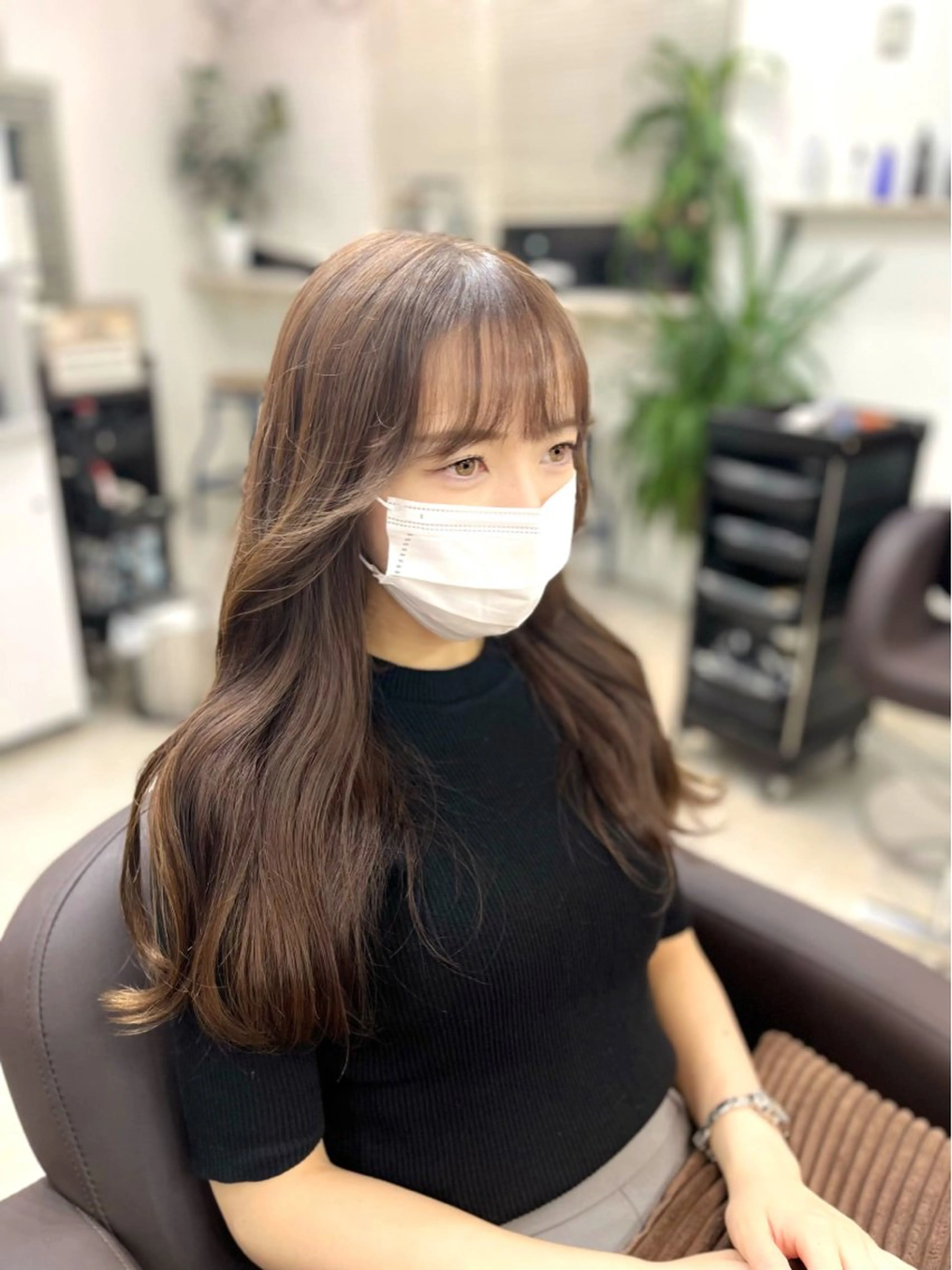 ロング カット ヘアカラー トリートメント ヘッドスパ ヘアセット I S所属・🌿透明感カラー‪ 縮毛矯正✨かずきのヘアスタイル