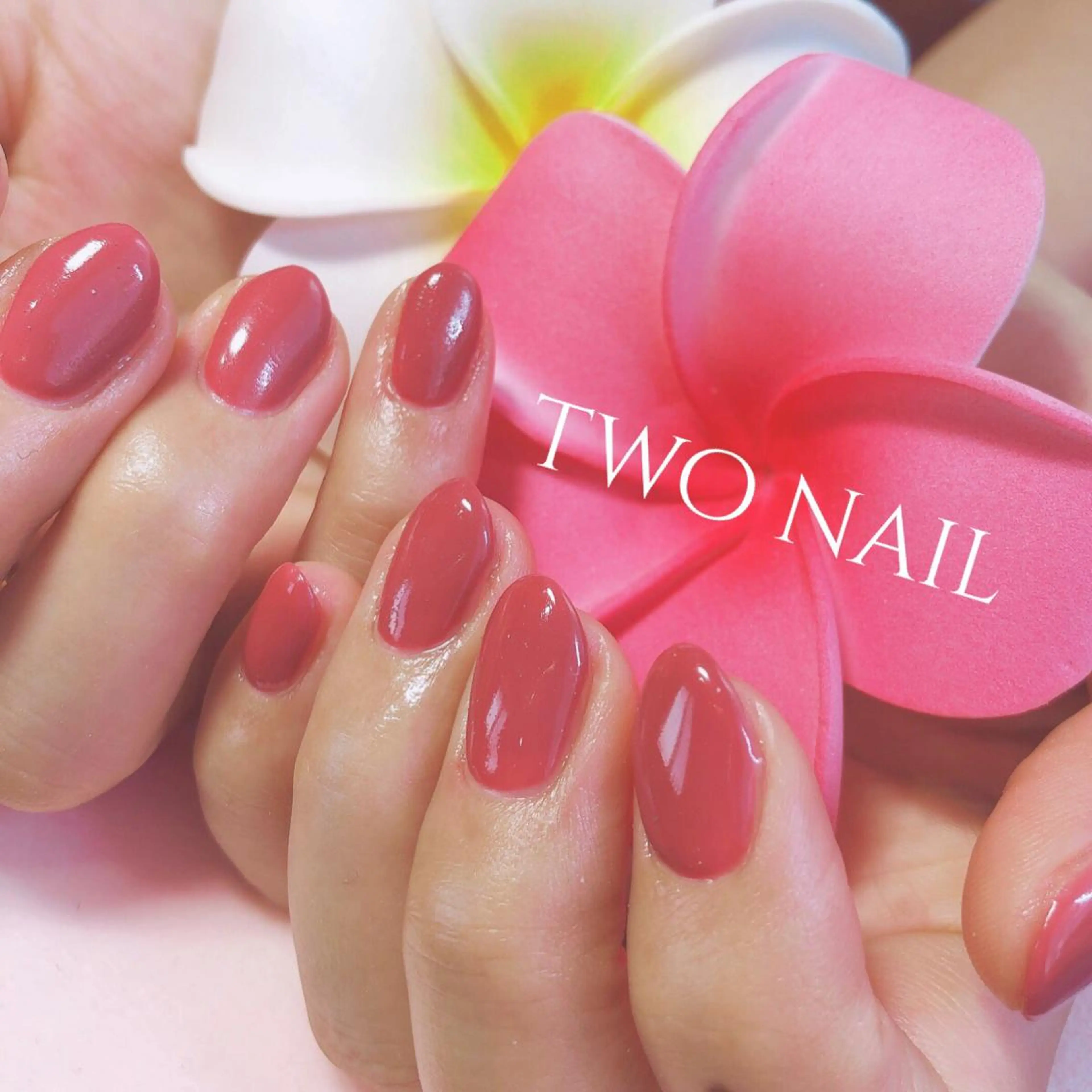 ネイル ワンカラーネイル two nailのネイルデザイン