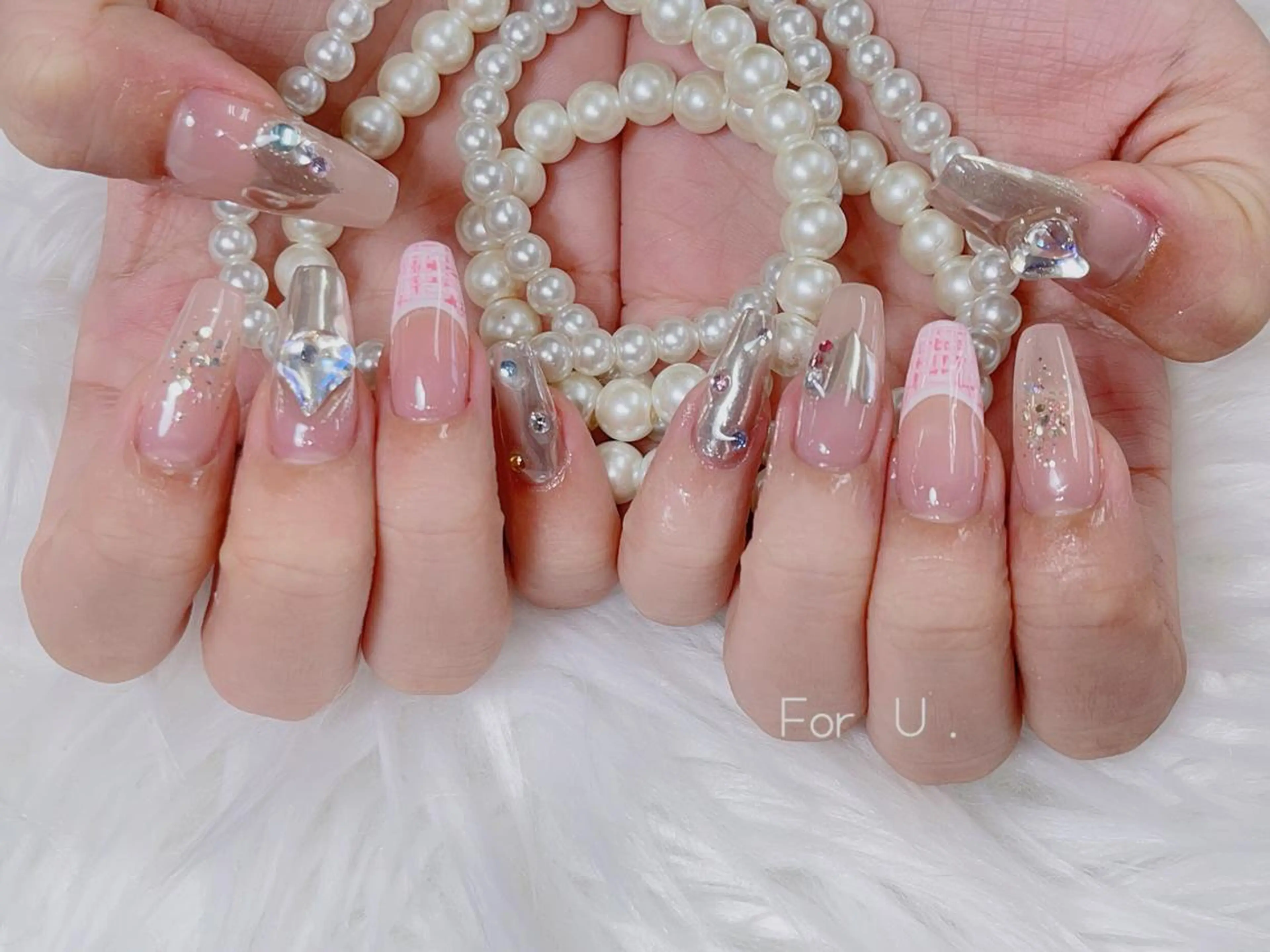 カラー ハンドネイル ハンドケア For U nail スカルプ専門店のネイルデザイン