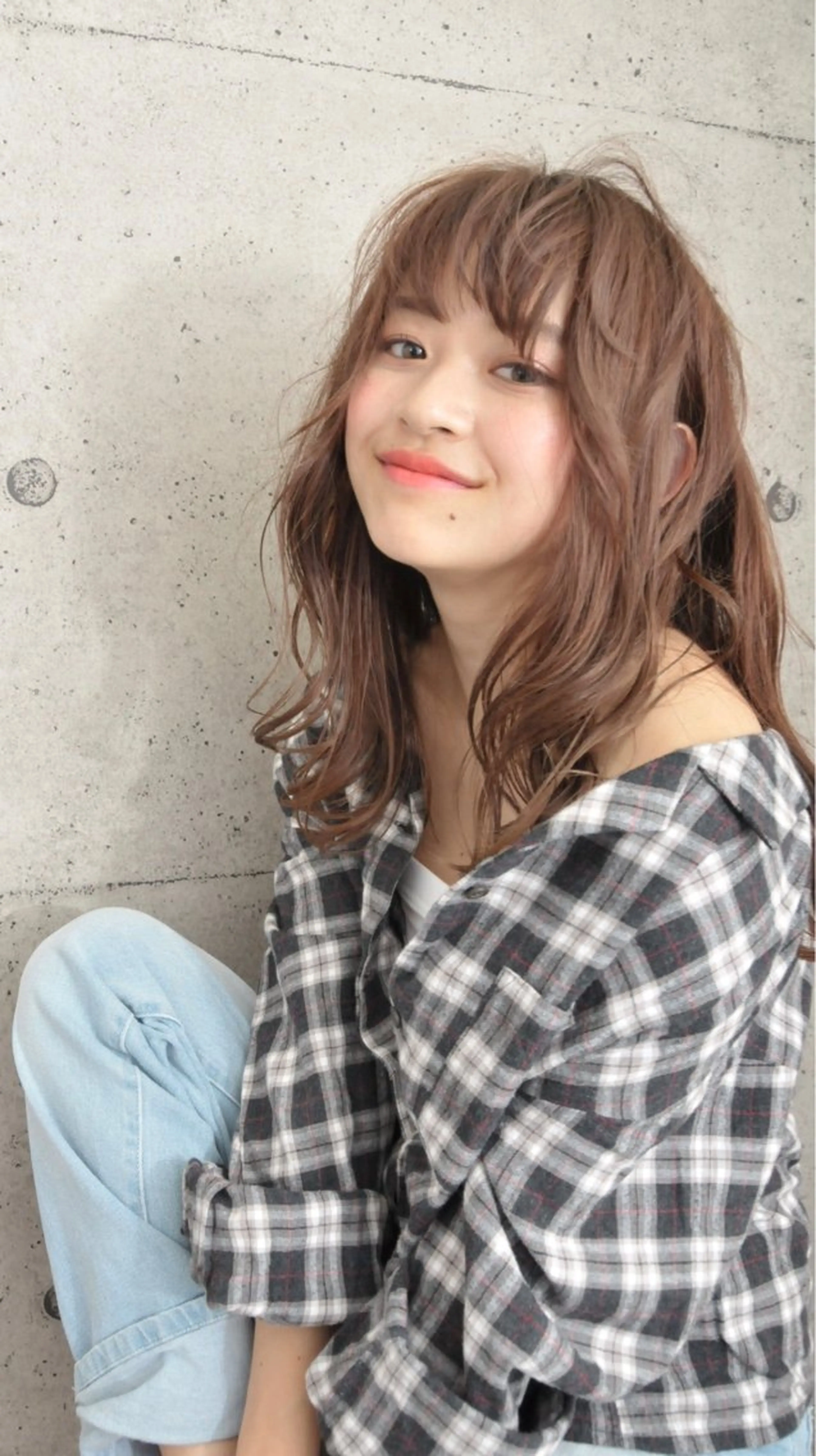 ロング カラー カット ヘアカラー トリートメント 辻堂メンズ特化 YU-YAのヘアスタイル