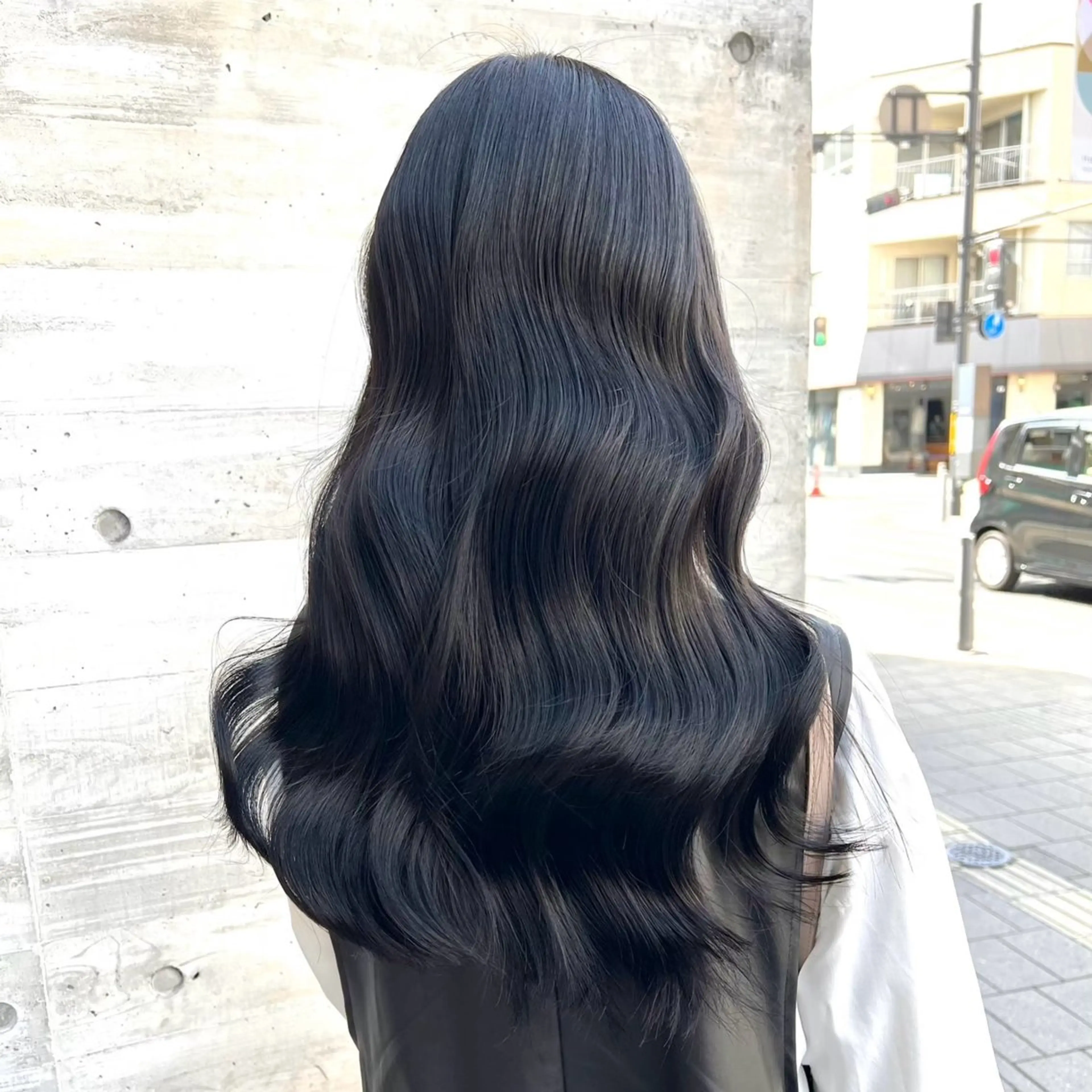 ロング カラー ParveMix 🩶🫧入江 香名のヘアスタイル