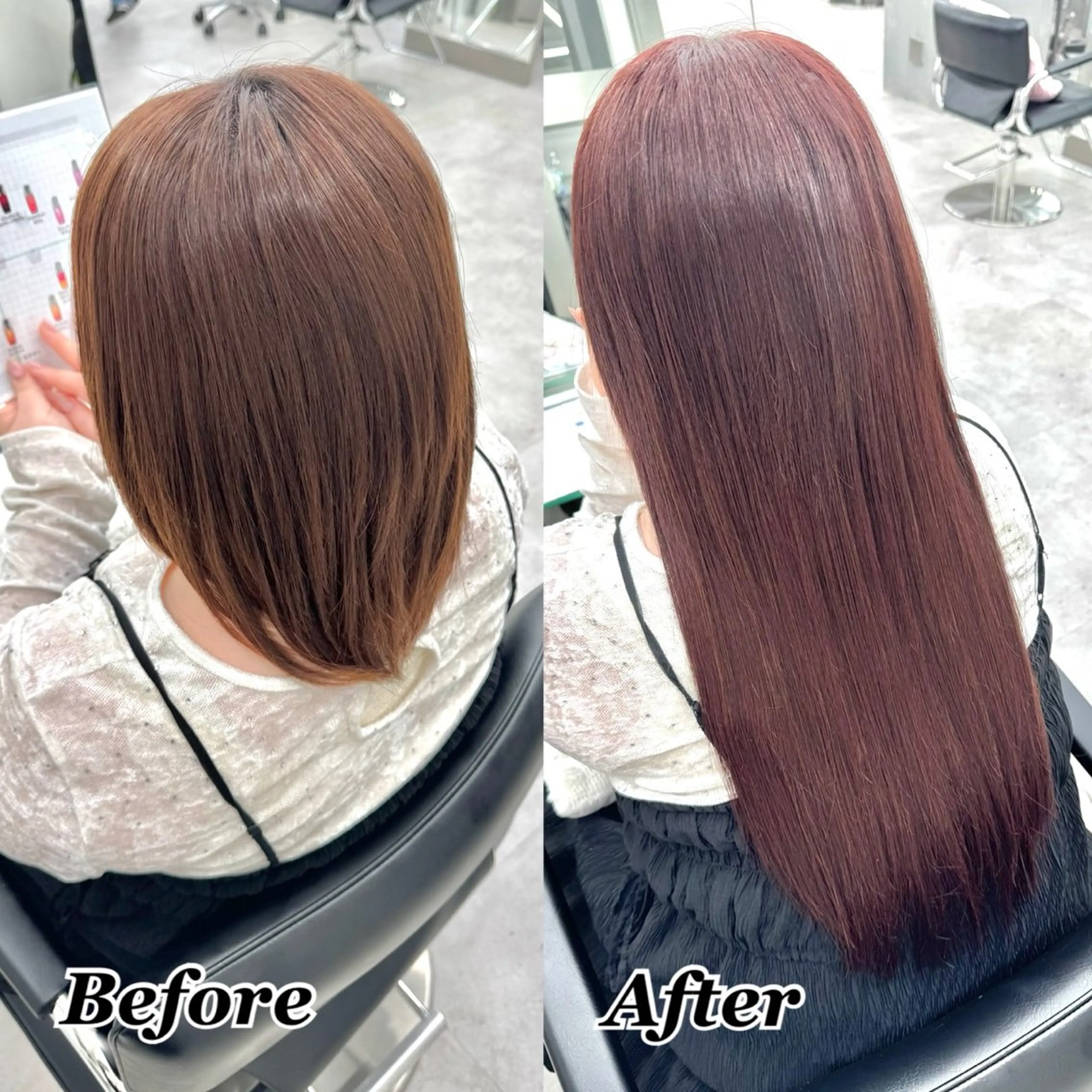 ヘアカラー エクステ ヘアメ🎀推しカラー 🥣横浜/しほ🧸のヘアスタイル