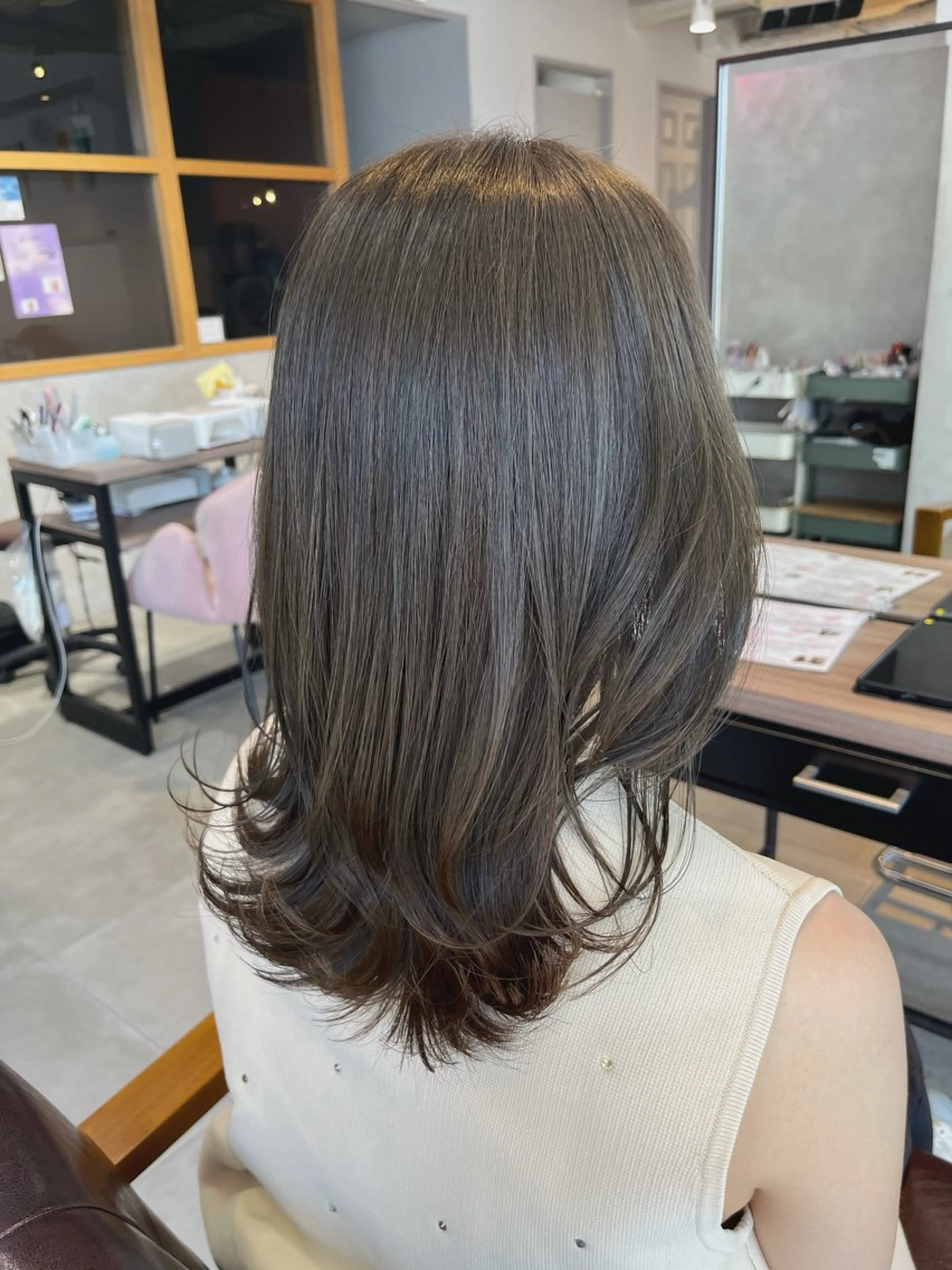 【艶出し】カラー＋3stepケラチントリートメント🌼の写真