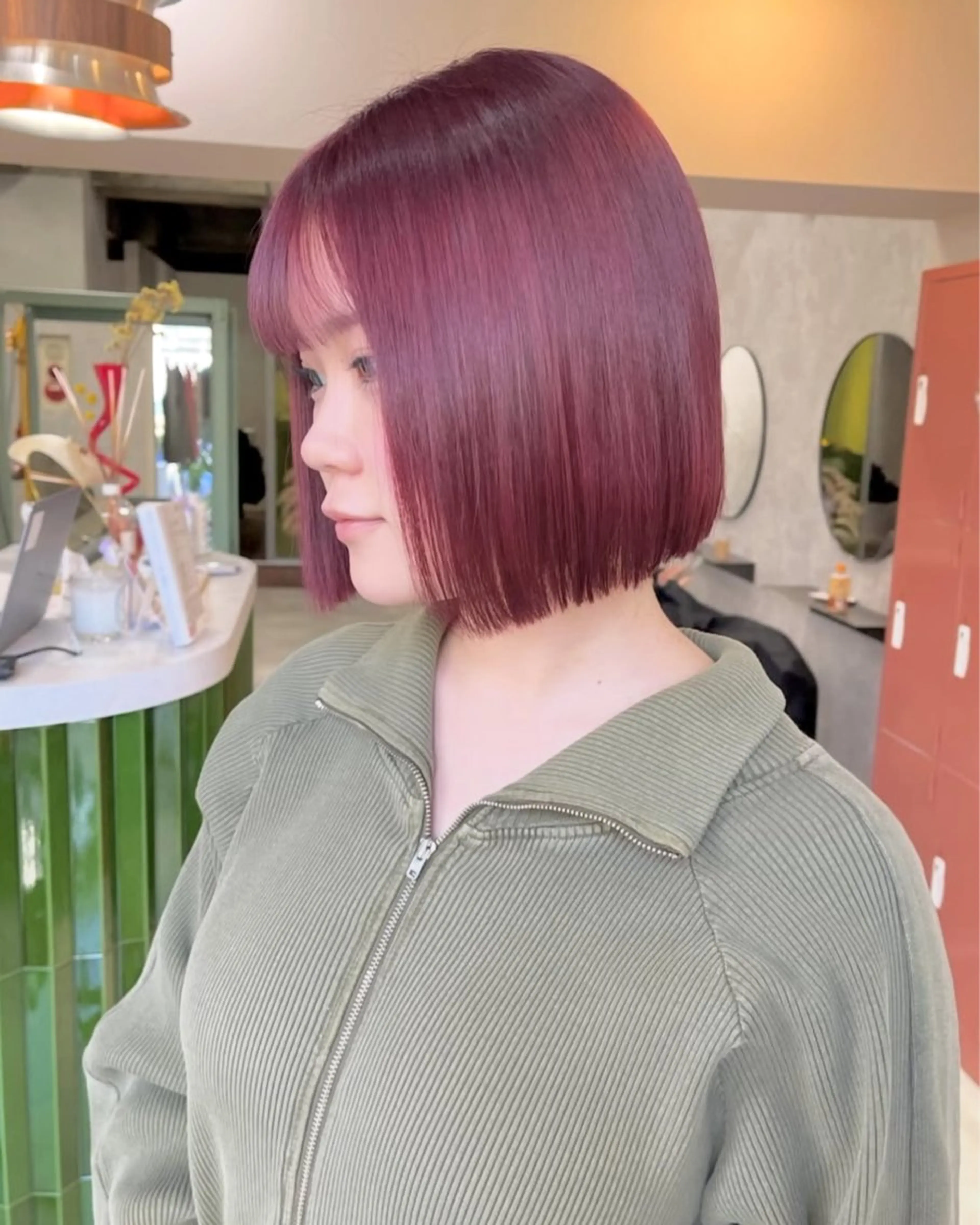 ショート カラー ヘアカラー ナチュラル・ハイトー ン🏆HINOKIのヘアスタイル