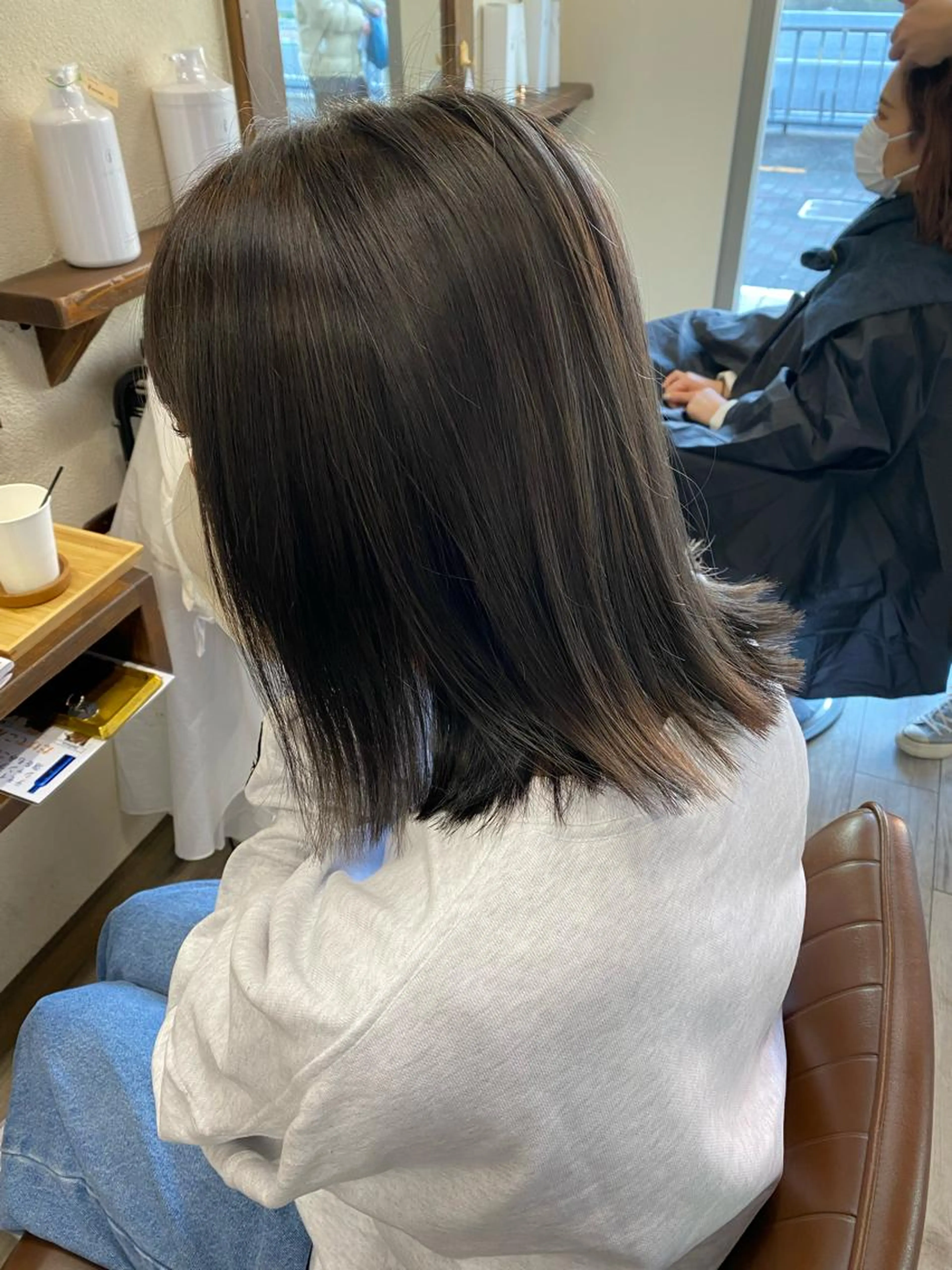 カット+カラー+イオグストリートメントの写真