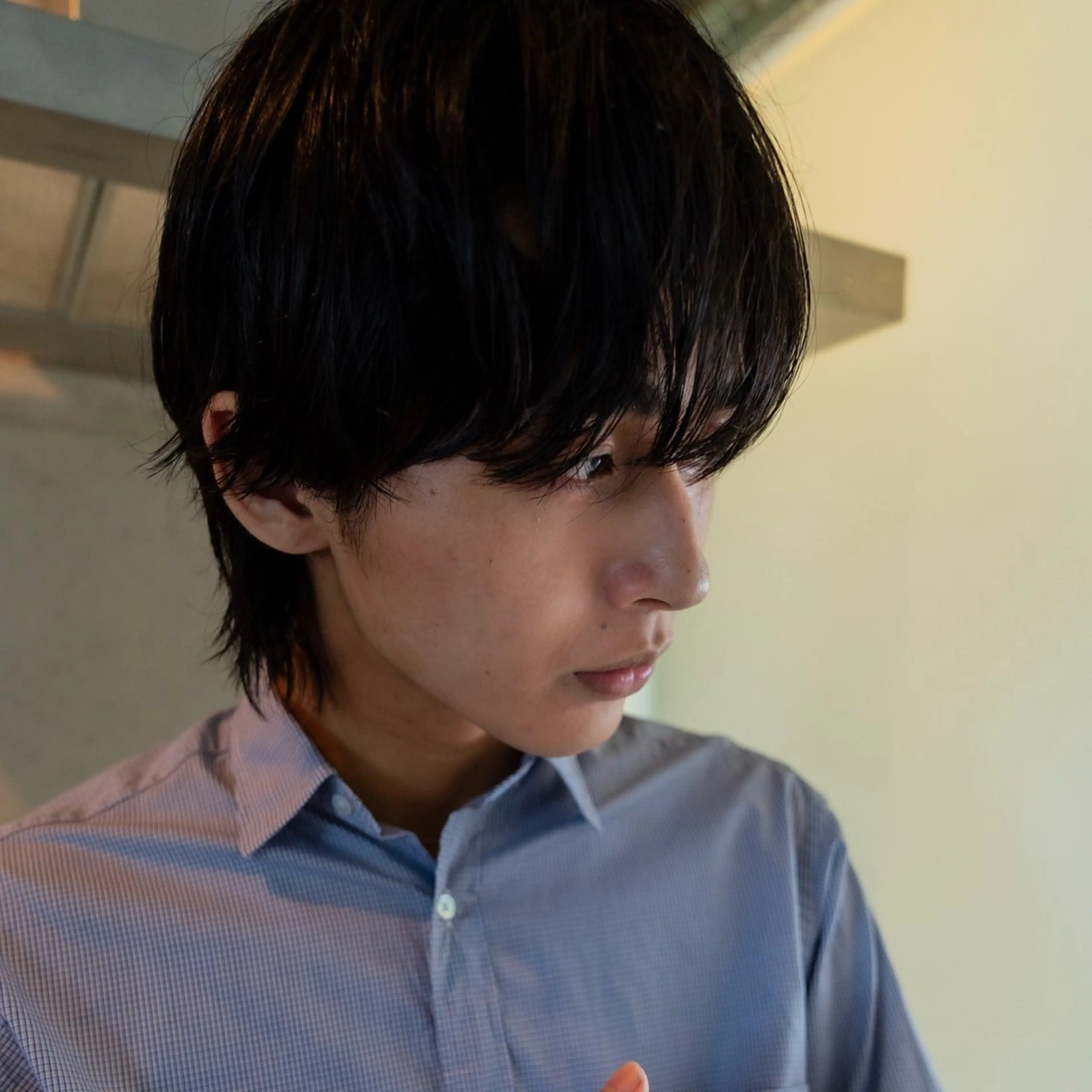 メンズ メンズウルフカット ウルフカット メンズパーマ 募集 MAI🪼のヘアスタイル