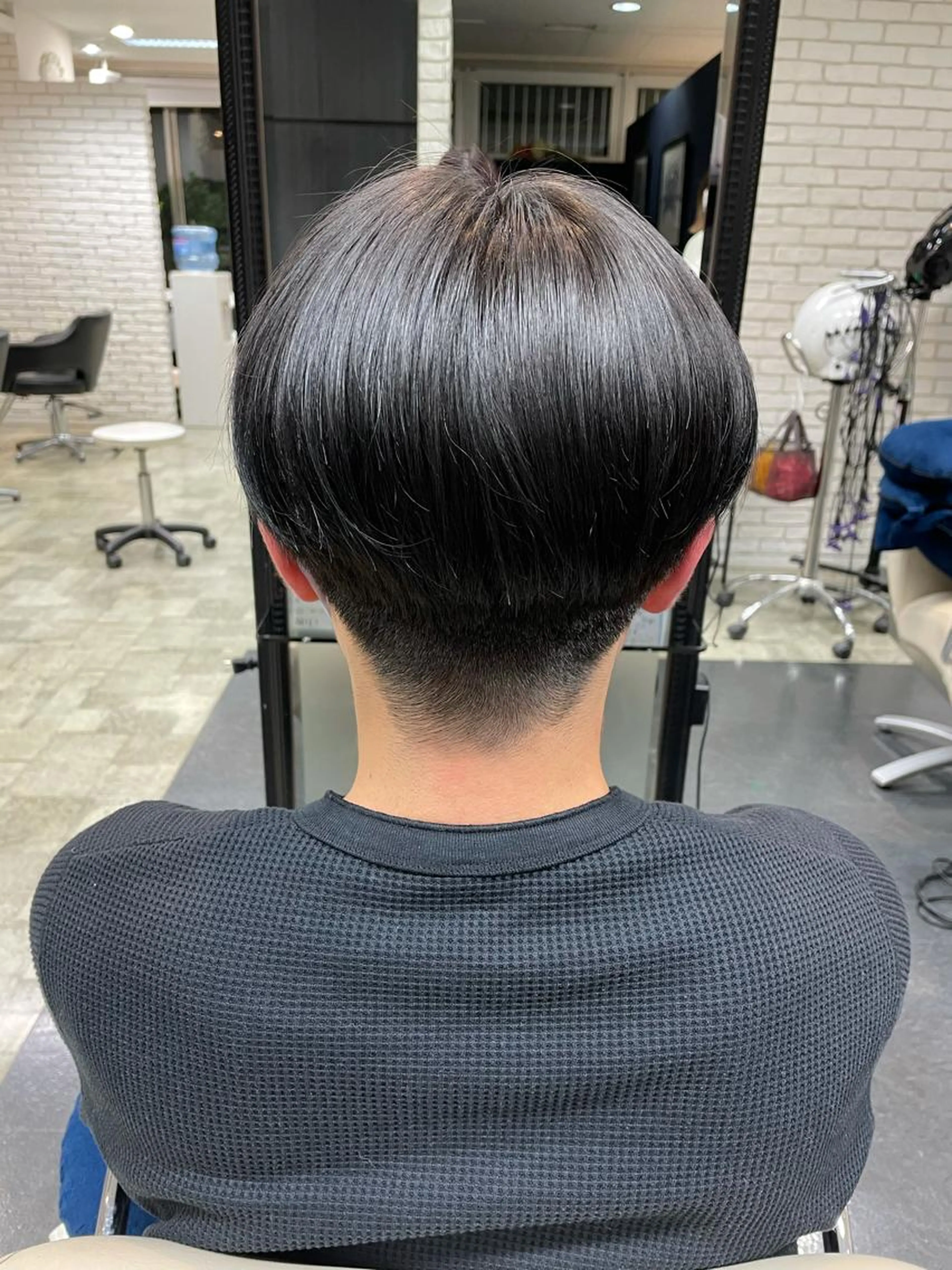 メンズ　刈り上げショートの写真