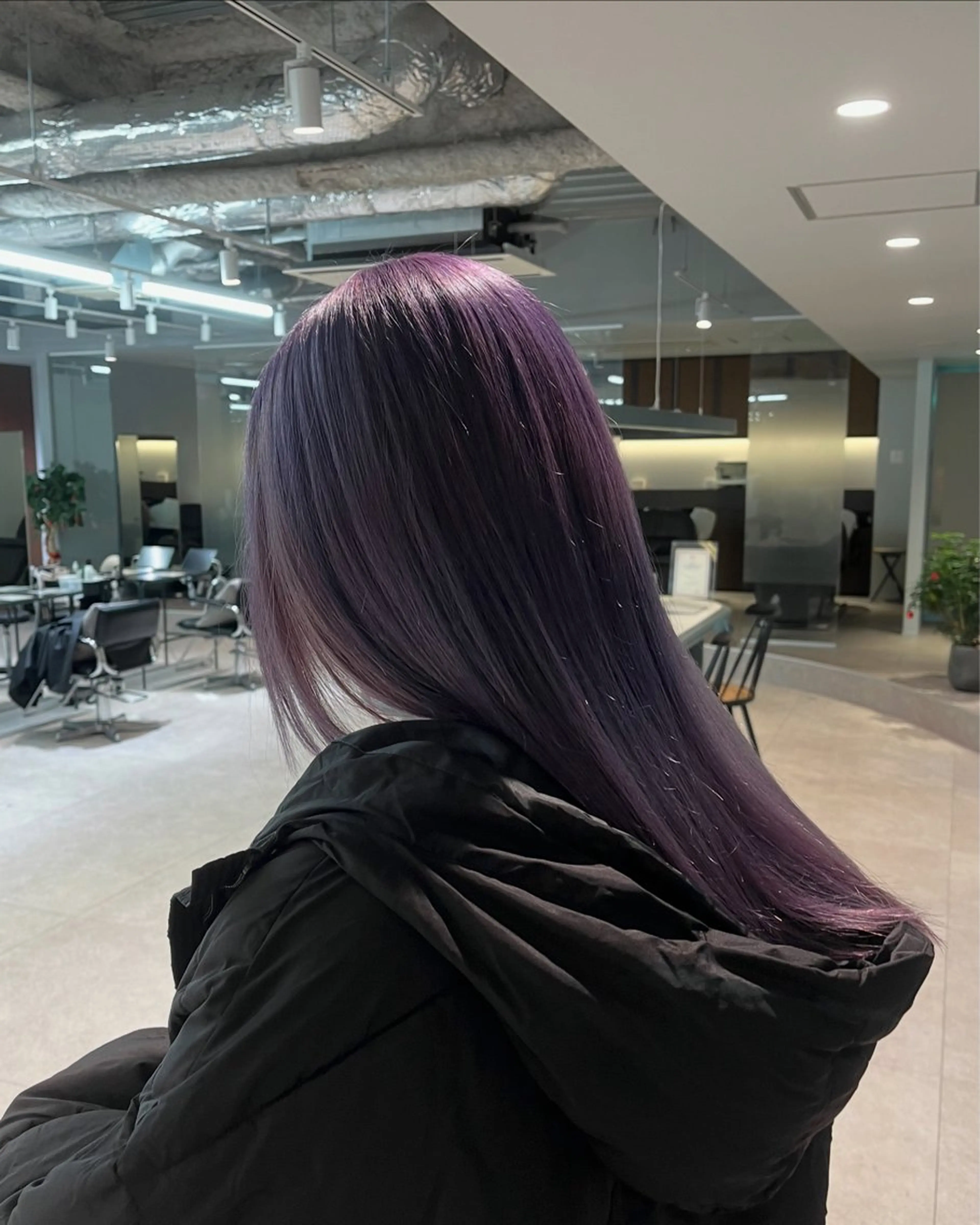 カラー films所属・AYA/films 韓国/レイヤー／ボブのヘアスタイル