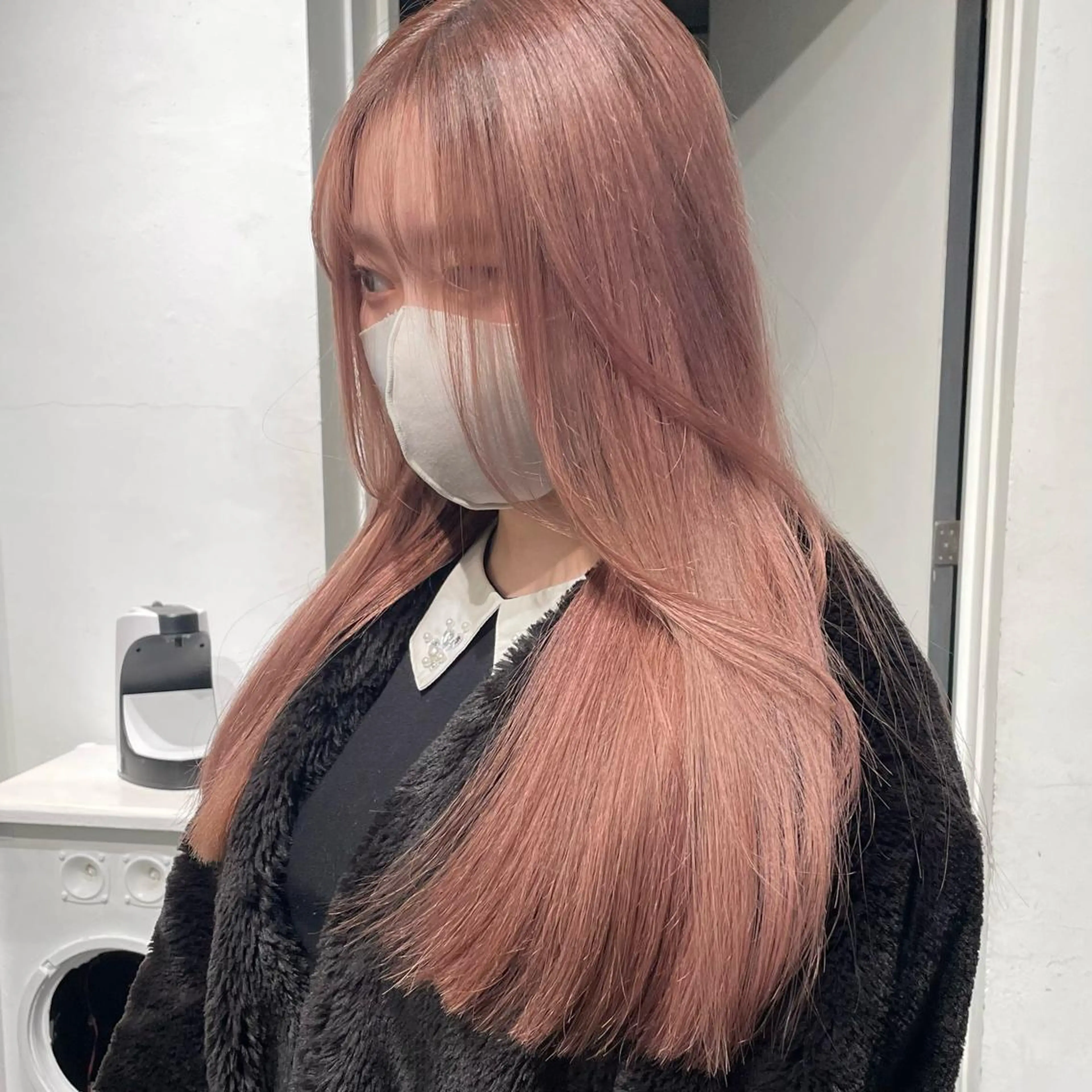 ロング カラー ヘアカラー トリートメント 🎀ツヤ髪/韓国 ヘアミカ🎀のヘアスタイル