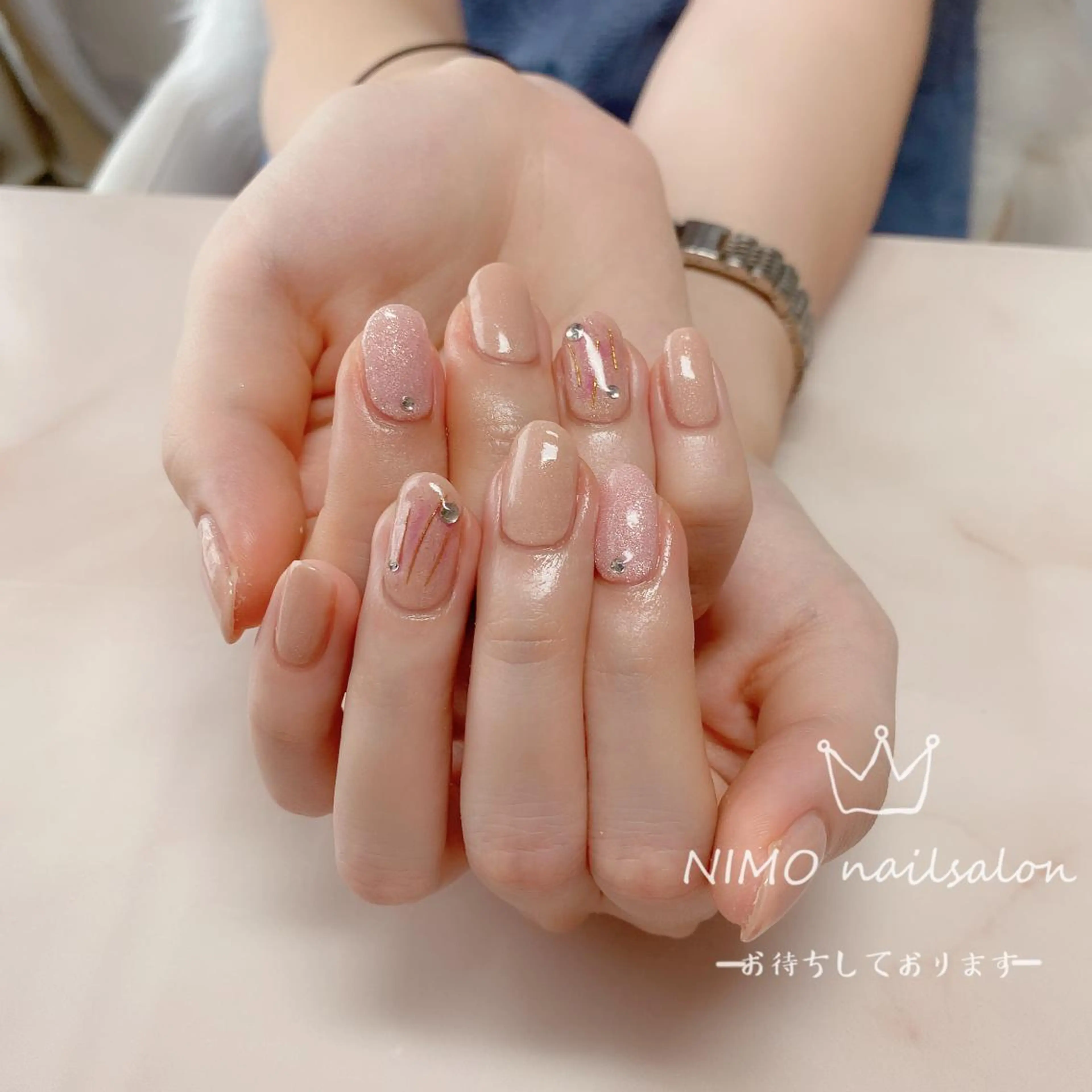 ネイル シンプルネイル ハンドネイル ハンドケア 閨匠ビューティサロン 新橋店♡Ellieのネイルデザイン