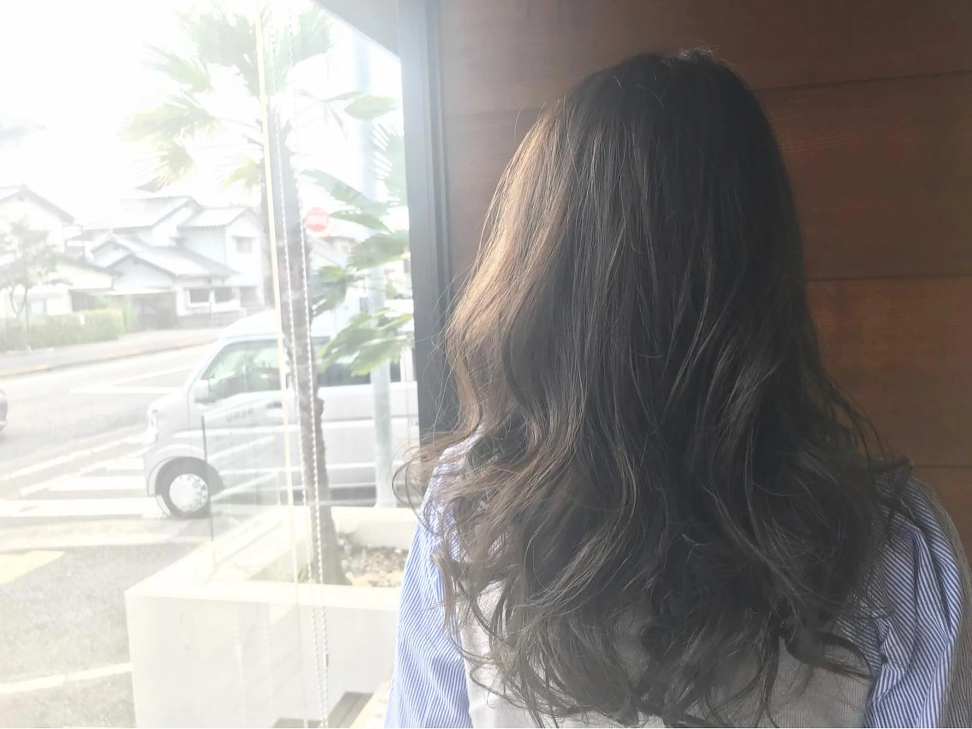 ロング カラー カット ヘアカラー トリートメント IORI #韓国ヘア#髪質改善のヘアスタイル