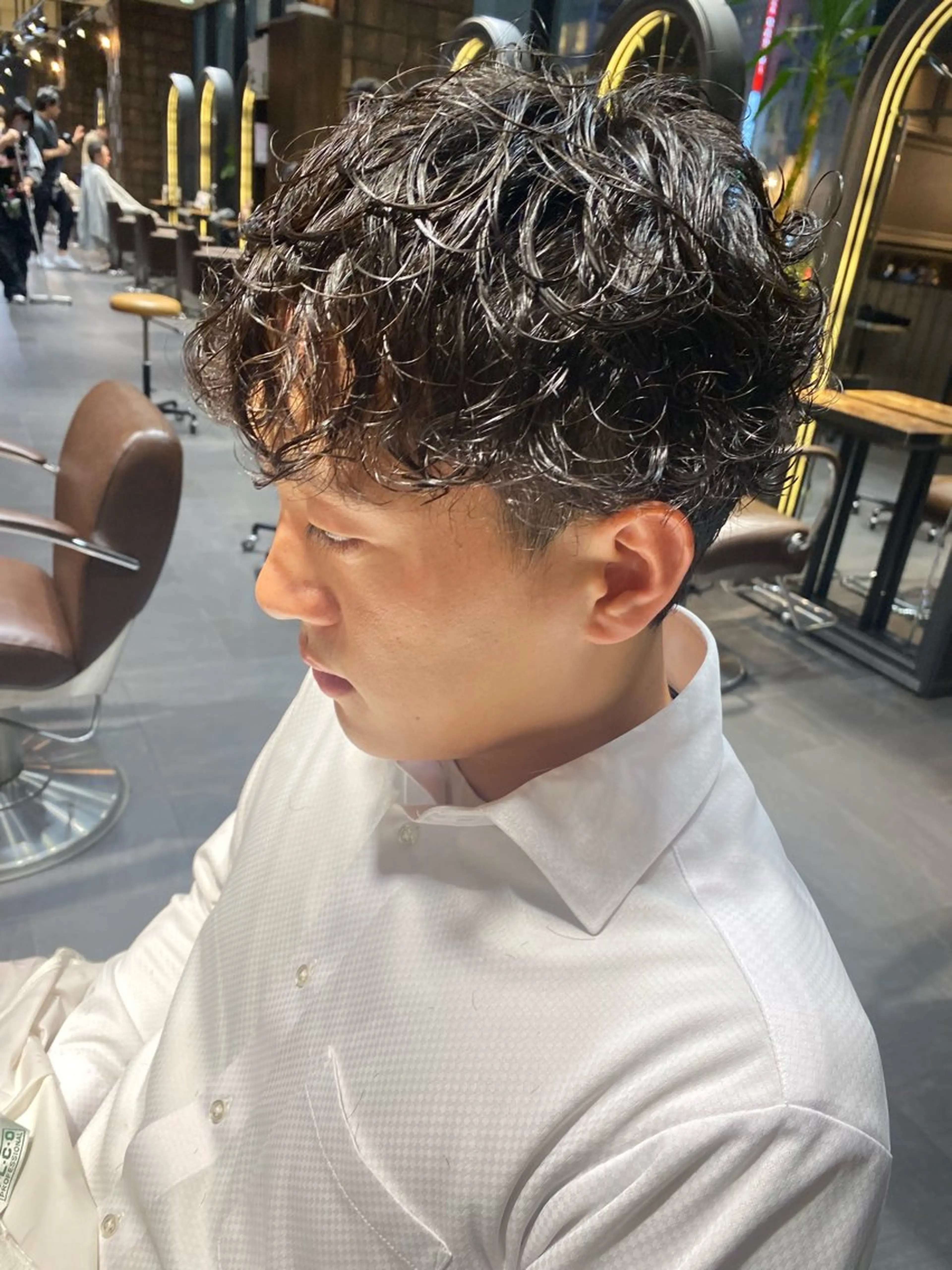 ショート パーマ メンズ 銀座/MINX 宇都 愛梨/デザインカットのヘアスタイル