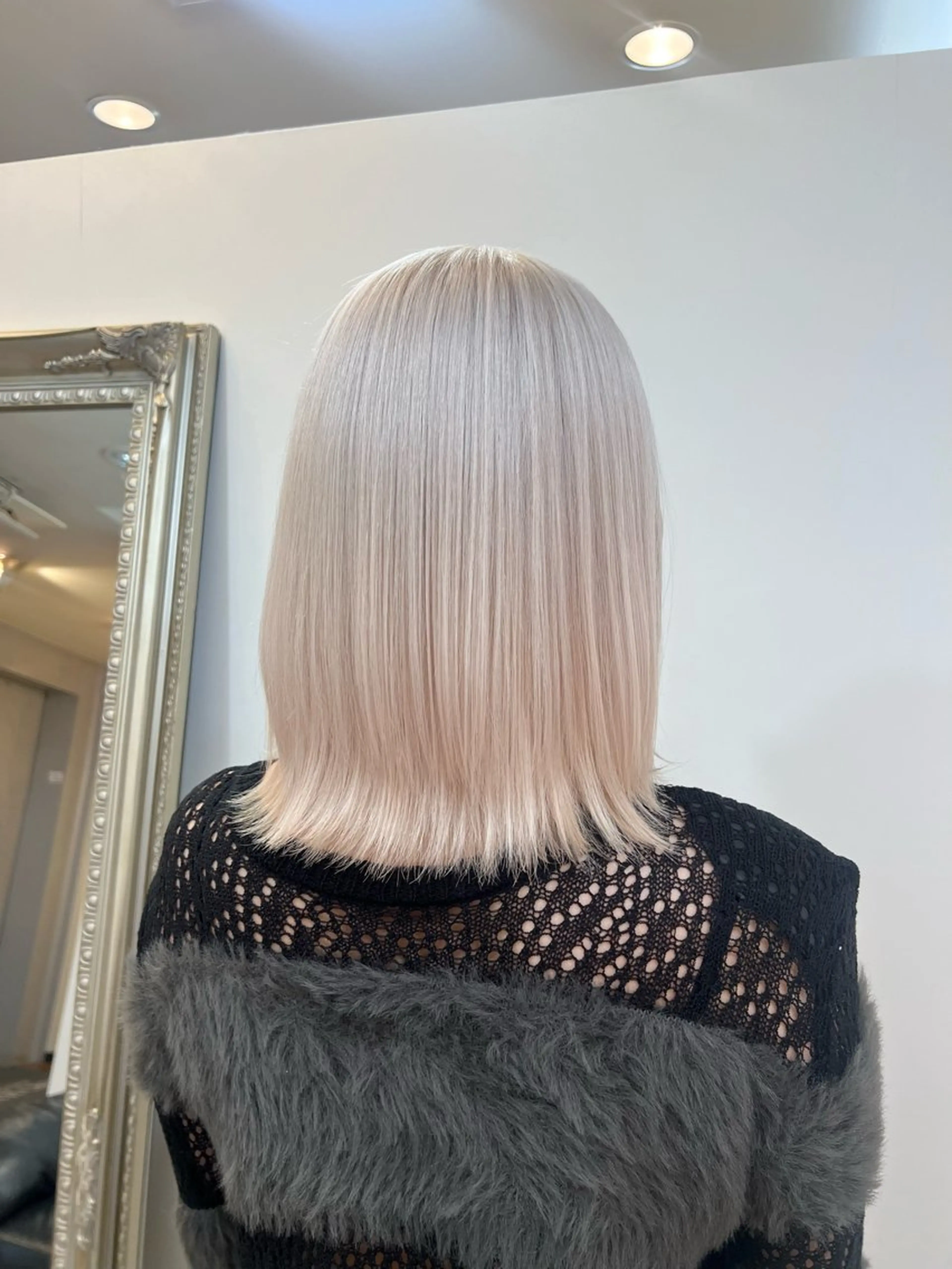 ミディアム カラー ブリーチ アンククロス青山店所属・ANKHCROSS りりあのヘアスタイル