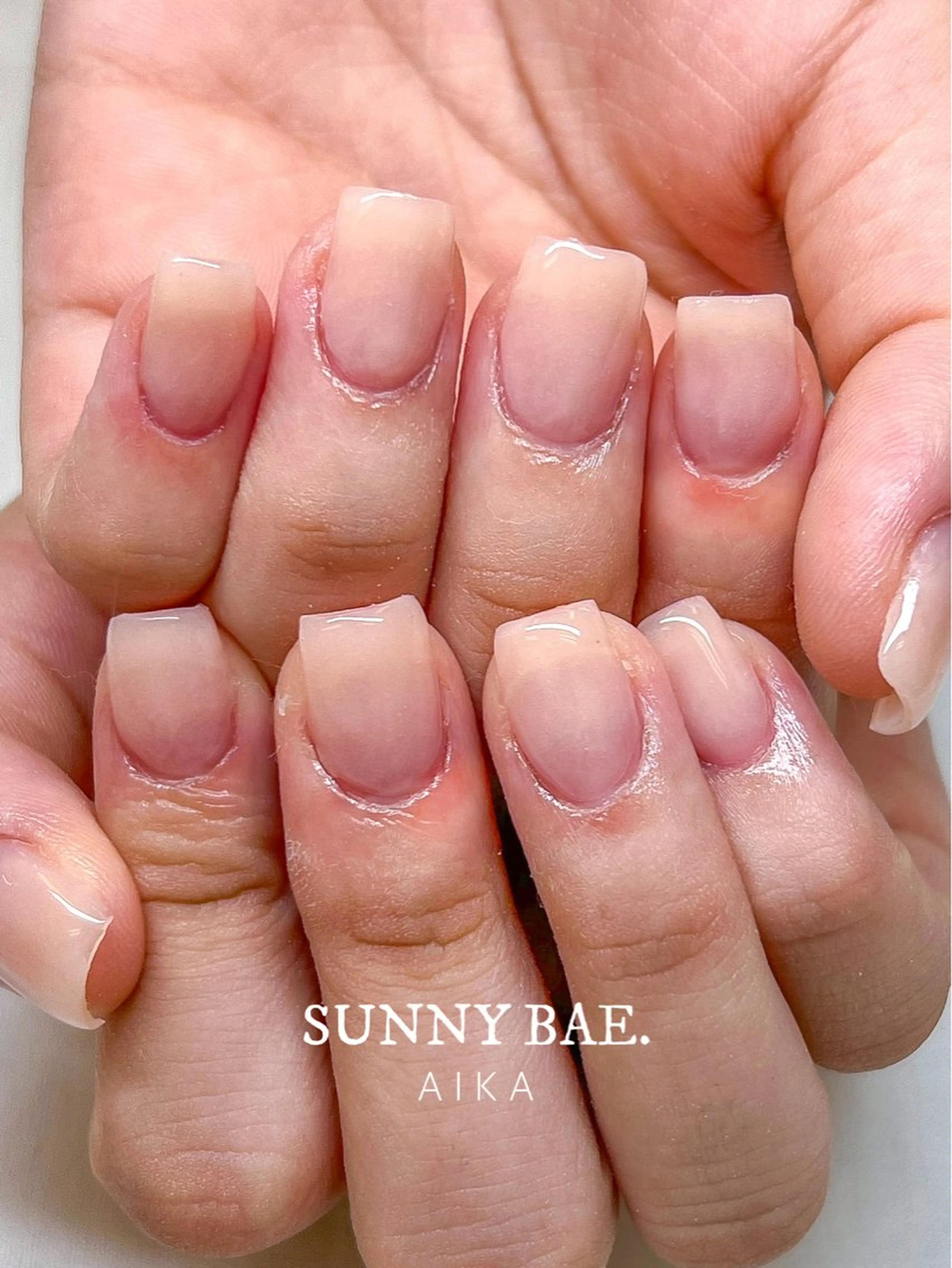 ショート ネイル ショートヘア アートネイル ジェルネイル キラキラネイル ロングネイル SUNNY BAE.所属・Made By AIKAのネイルデザイン