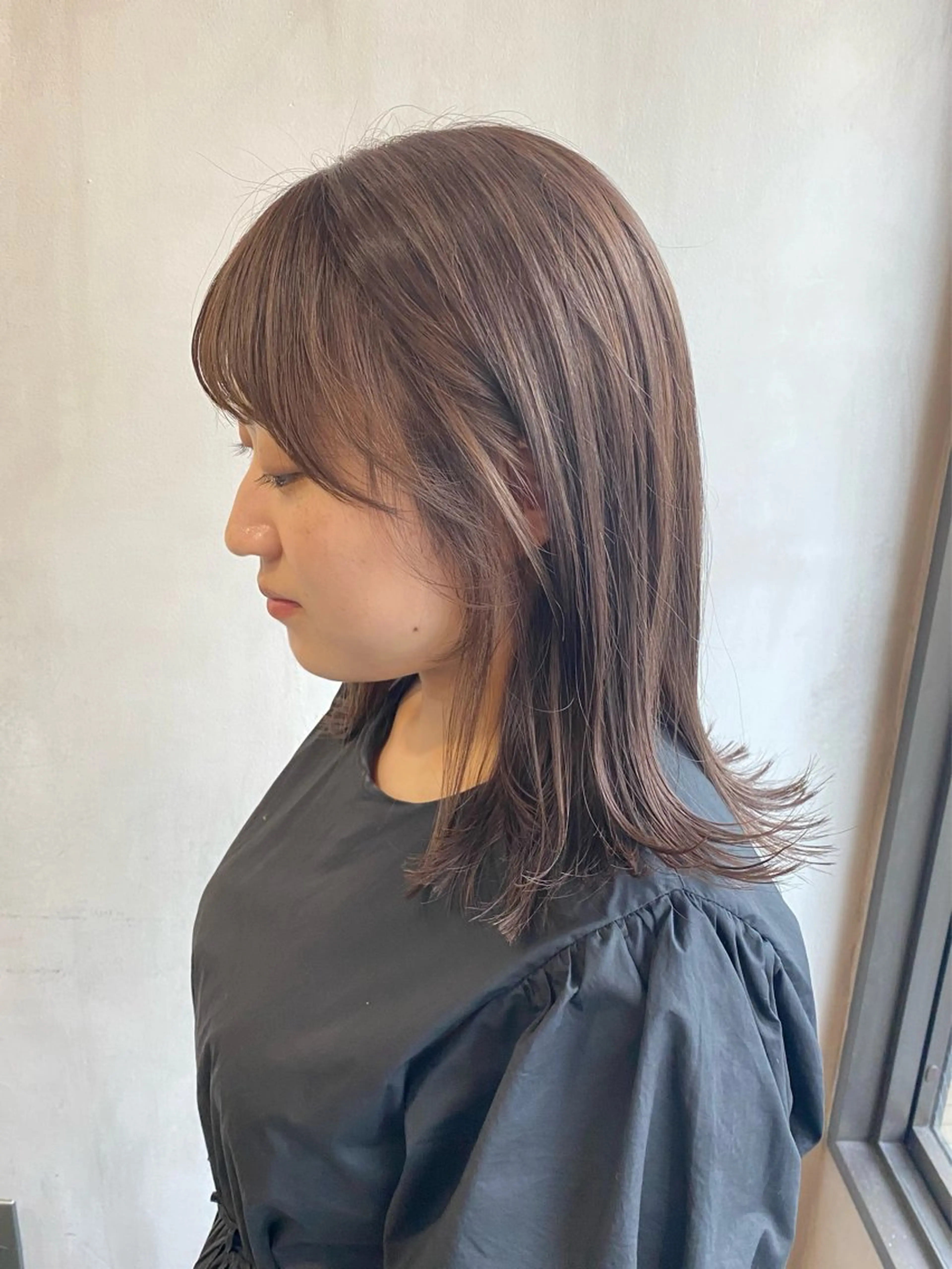 ミディアム カラー 野口 和真のヘアスタイル