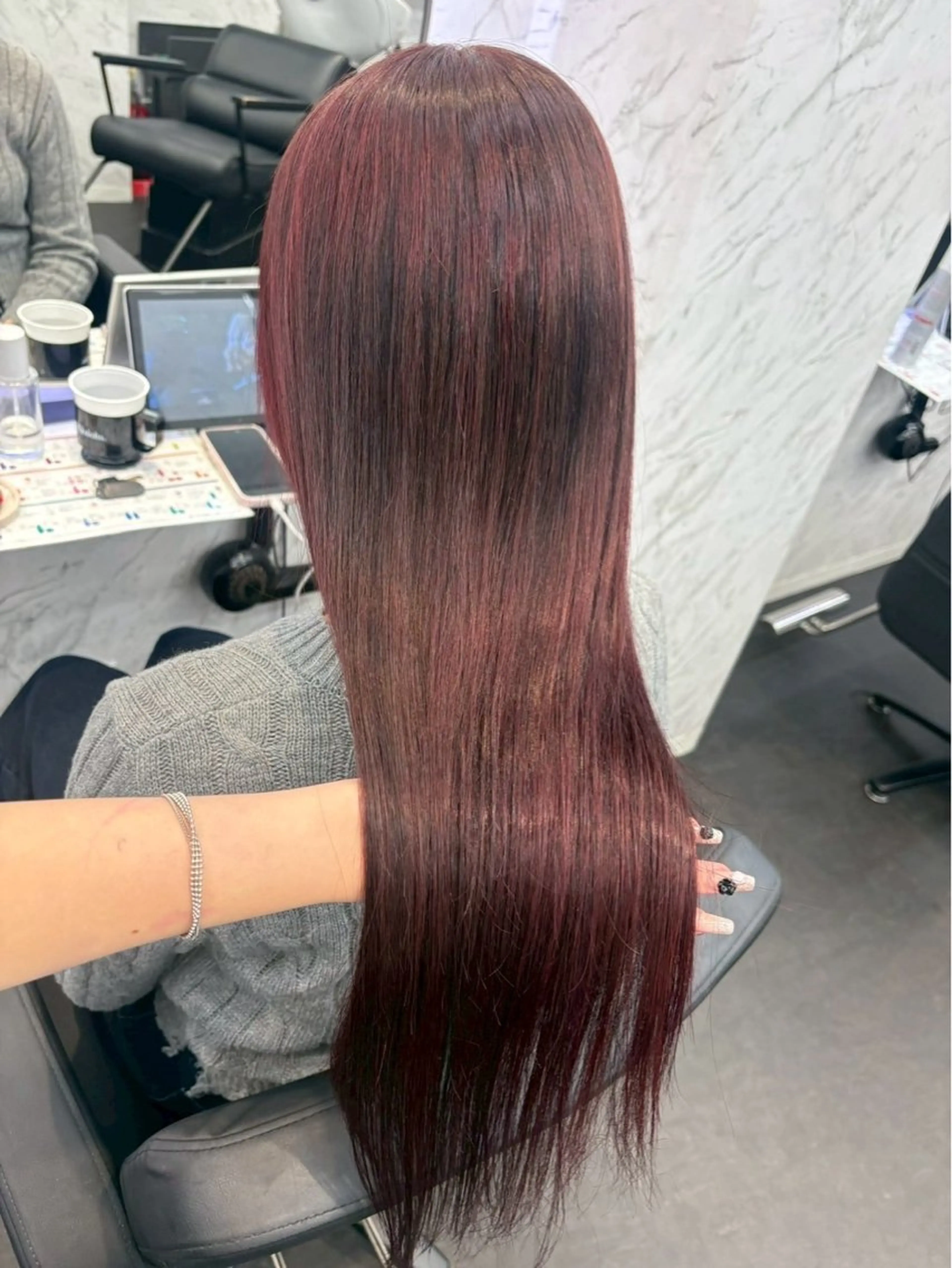 カラー hair salon dot.mooda所属・레온⋆✦ Leon 透明感✨️Colorのヘアスタイル