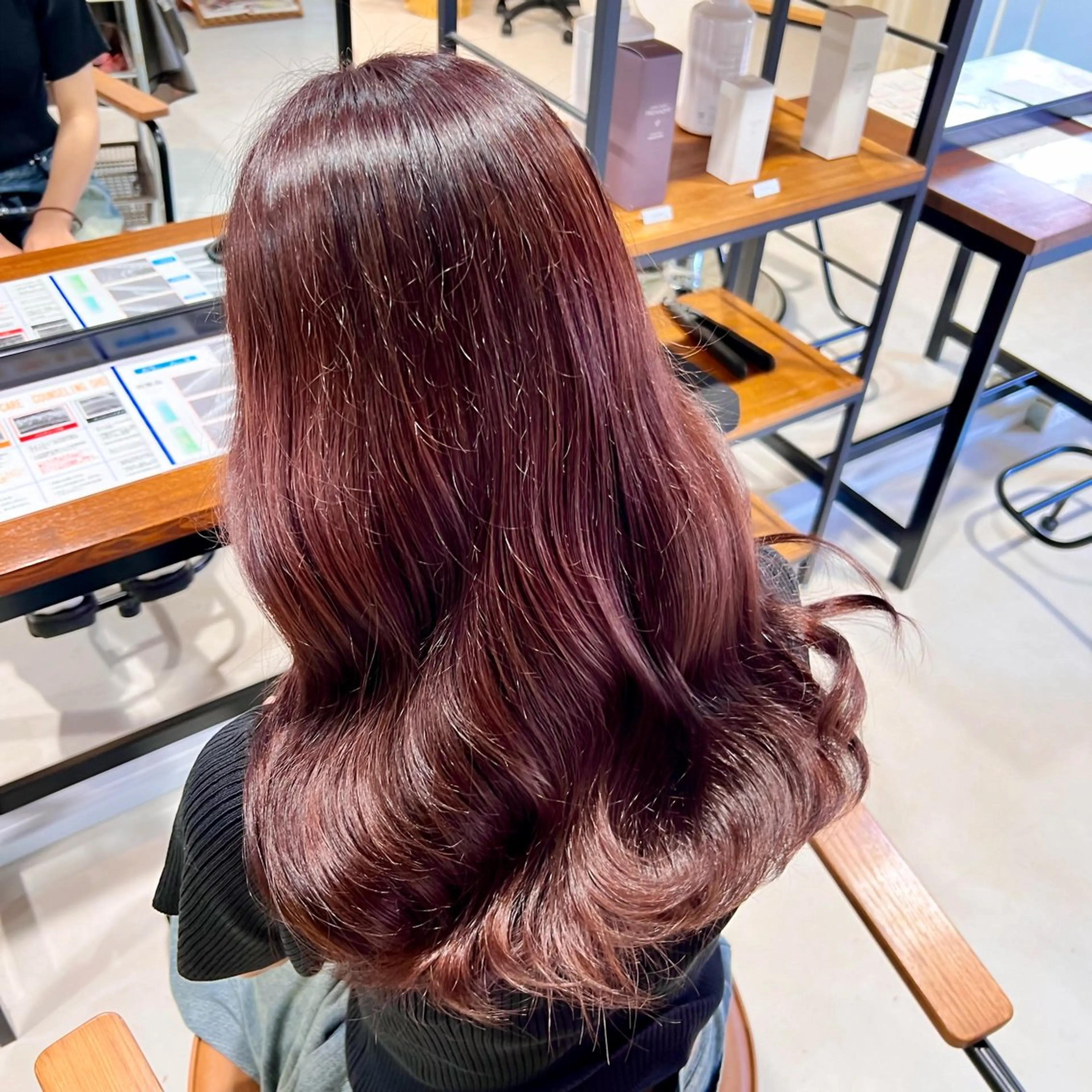 セミロング ピンクラベンダー amoretto 天文館🦋愛華のヘアスタイル