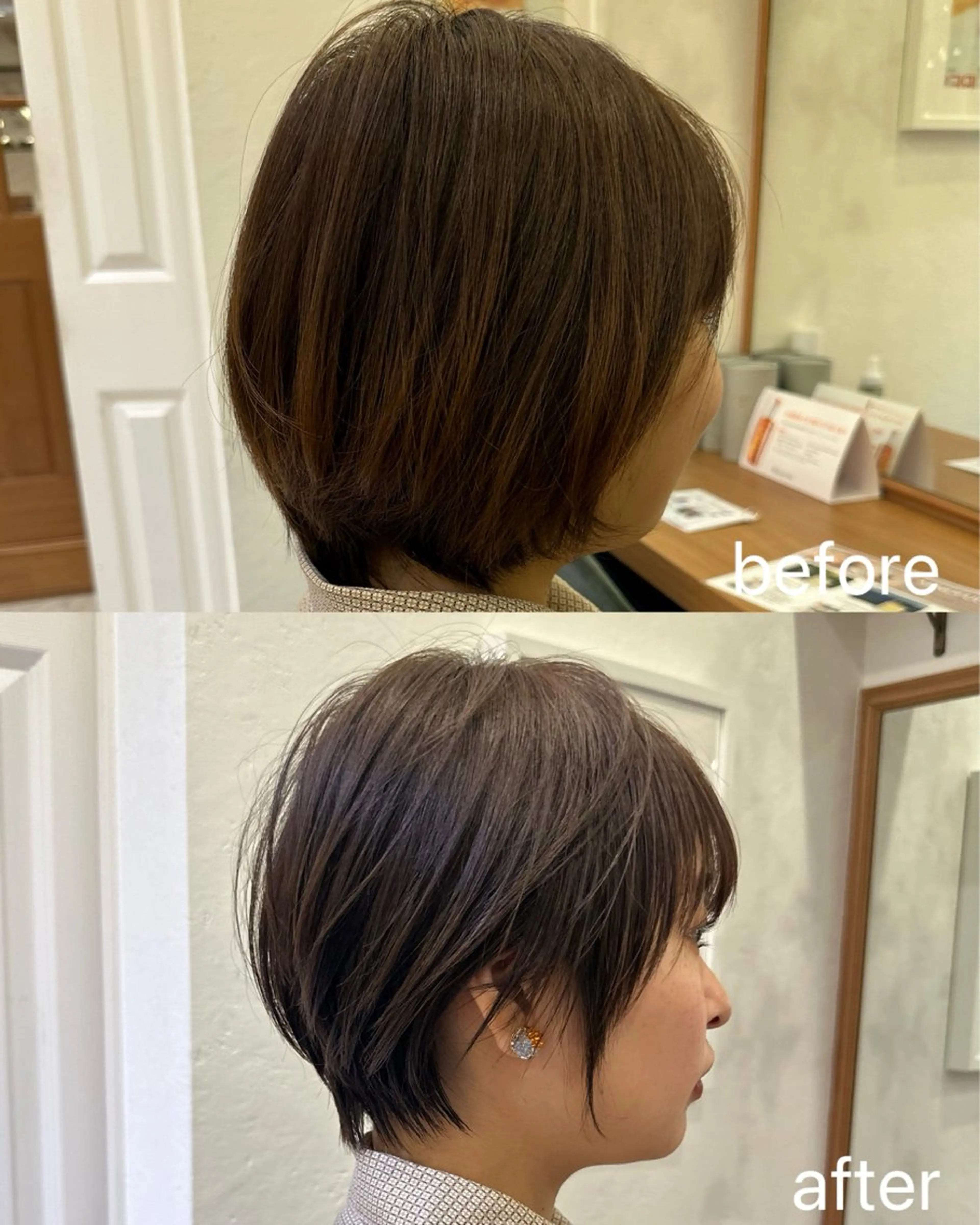 ショート ショートヘア カット ヘアカラー トリートメント ヘッドスパ taiga ショート /レイヤー/矯正🌈のヘアスタイル