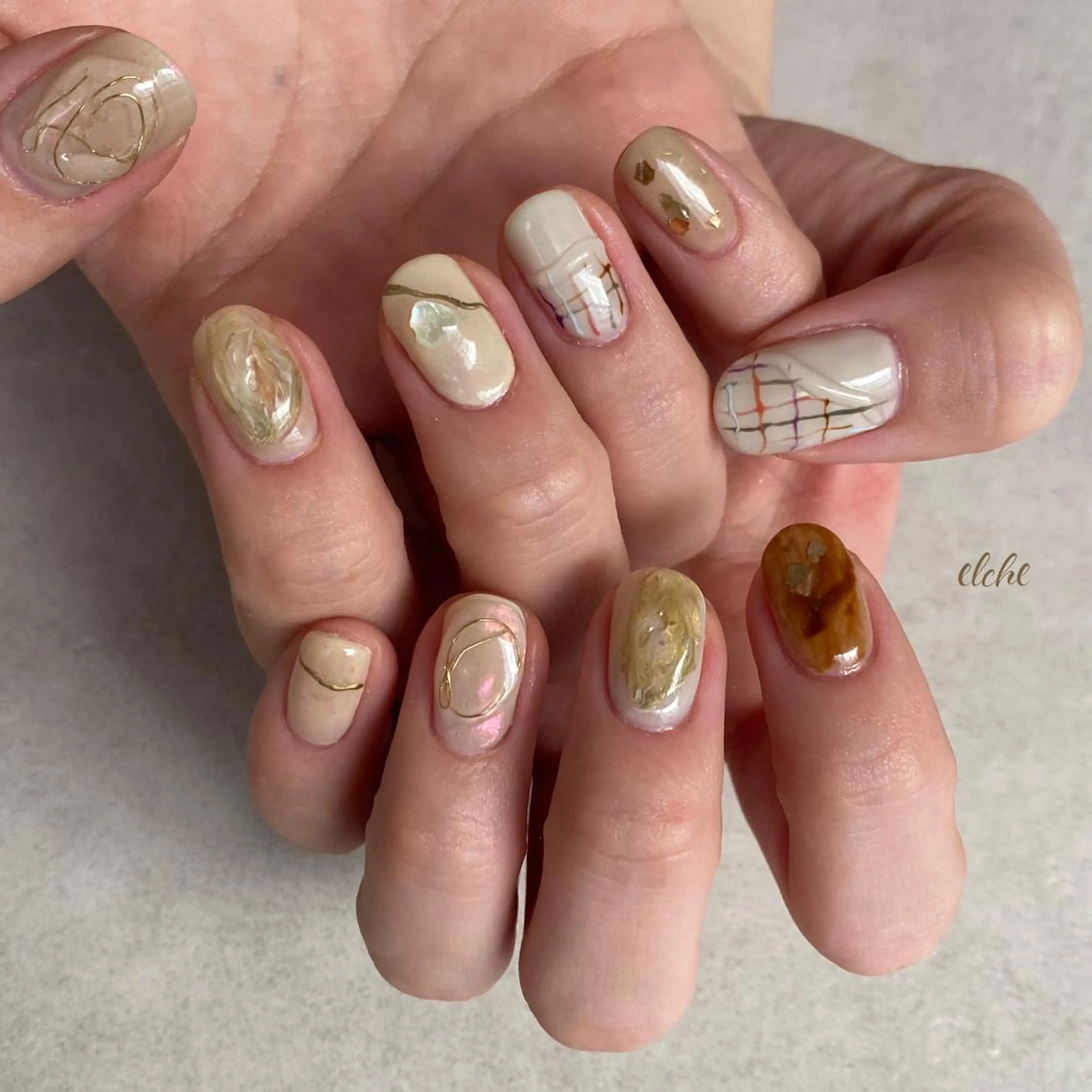 ロング ネイル Rio 𓍼のネイルデザイン