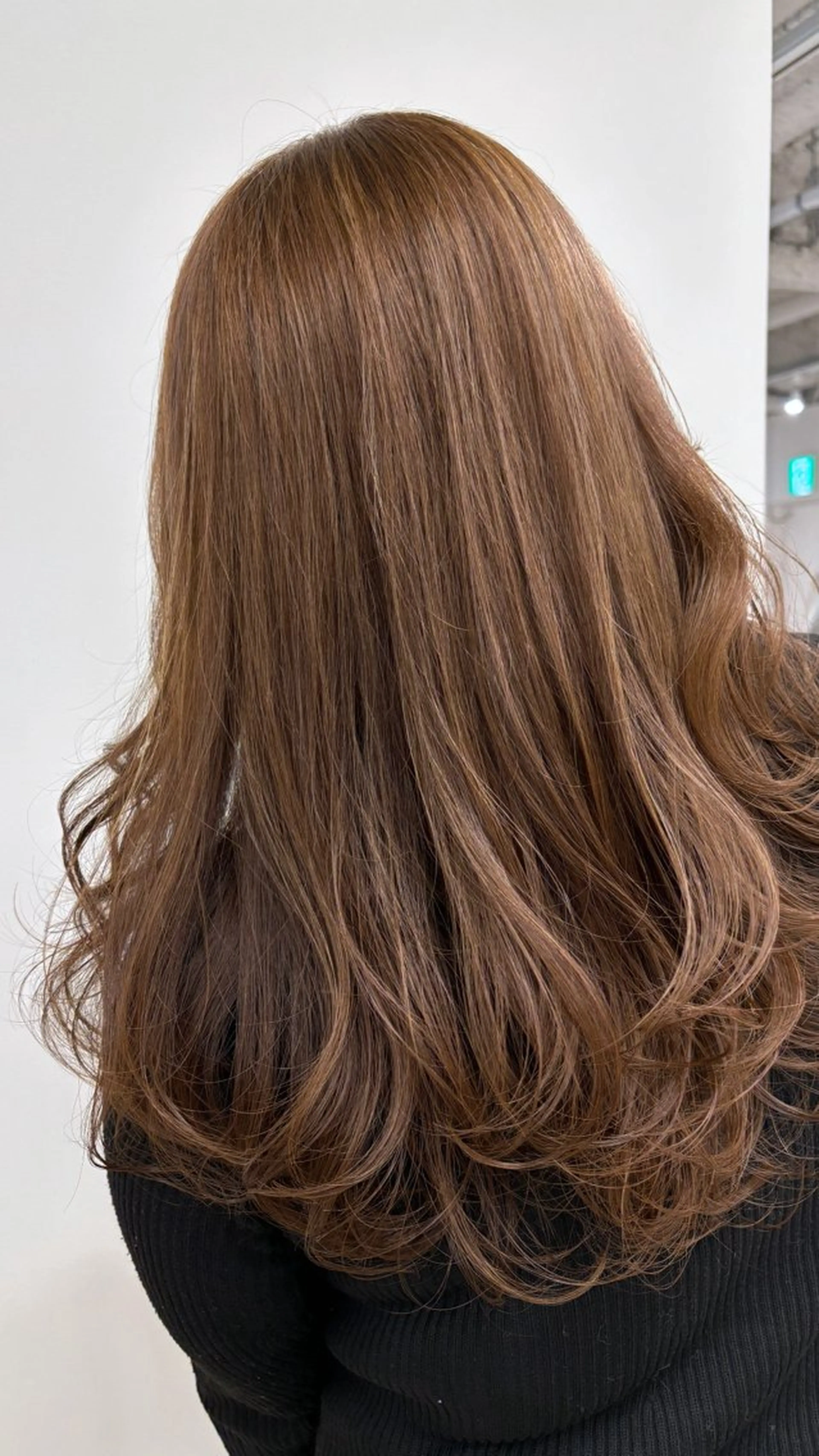 ロング カラー ベージュカラー ピンクカラー ピンクベージュ カット ヘアカラー トリートメント 似合わせ美髪ヘア✨ 天王寺．阿倍野🌈のヘアスタイル