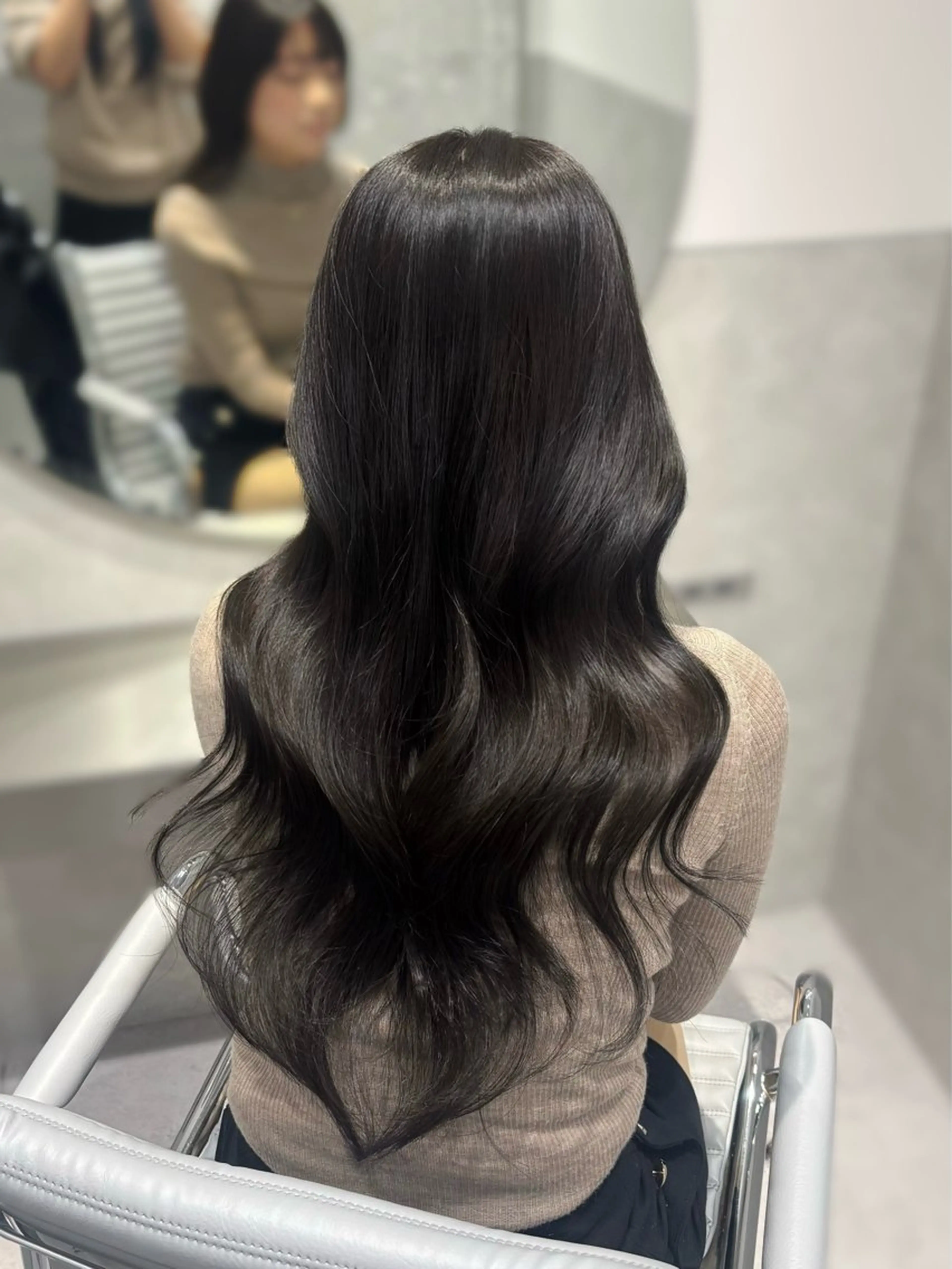 ロング カラー カット ヘアカラー トリートメント 艶カラー/レイヤー️ /半個室♡miku♡のヘアスタイル