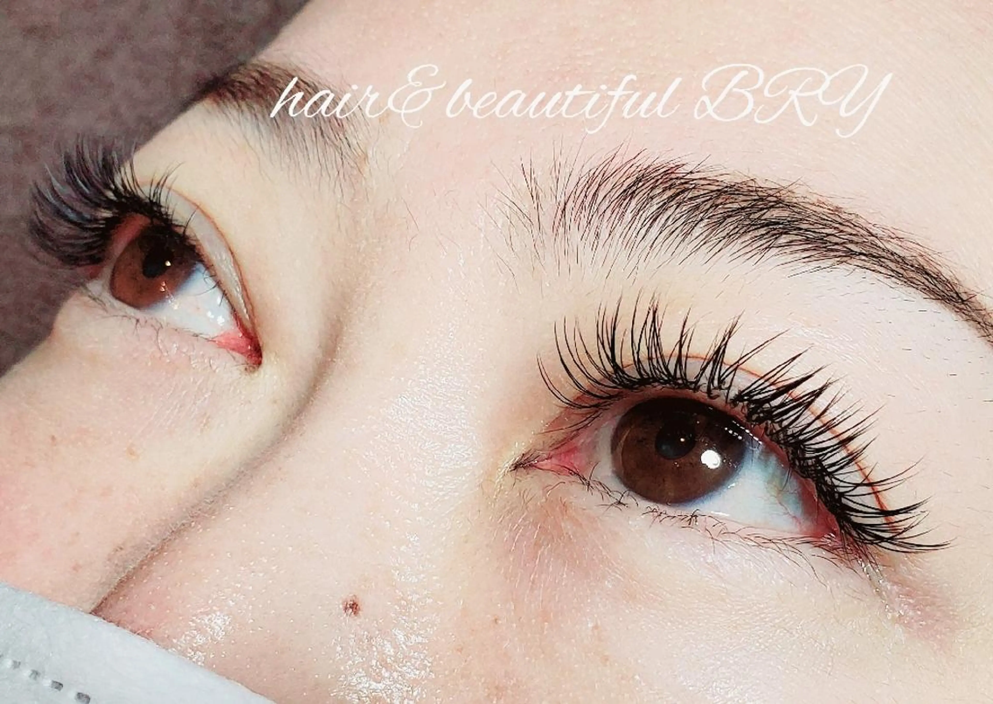 マツエク・マツパ 付け放題 バインドロック カラーマツエク フラットラッシュ ボリュームラッシュ マツエク Hair＆beauty BRY所属・hair& beauty BRYのマツエク・マツパデザイン