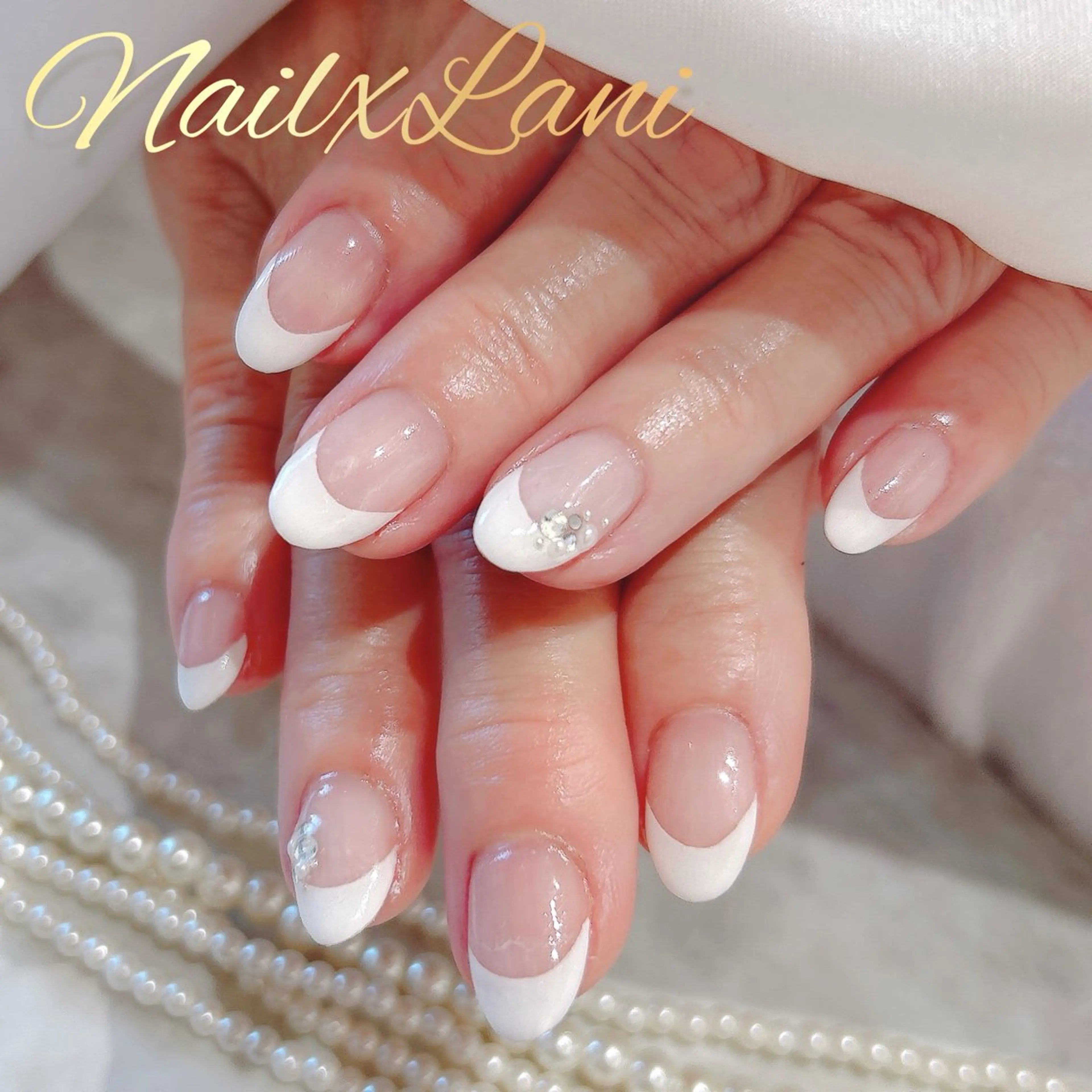ネイル フットネイル ジェルネイル マグネットネイル パラジェル Nail×Lani 深爪矯正対応◎のネイルデザイン