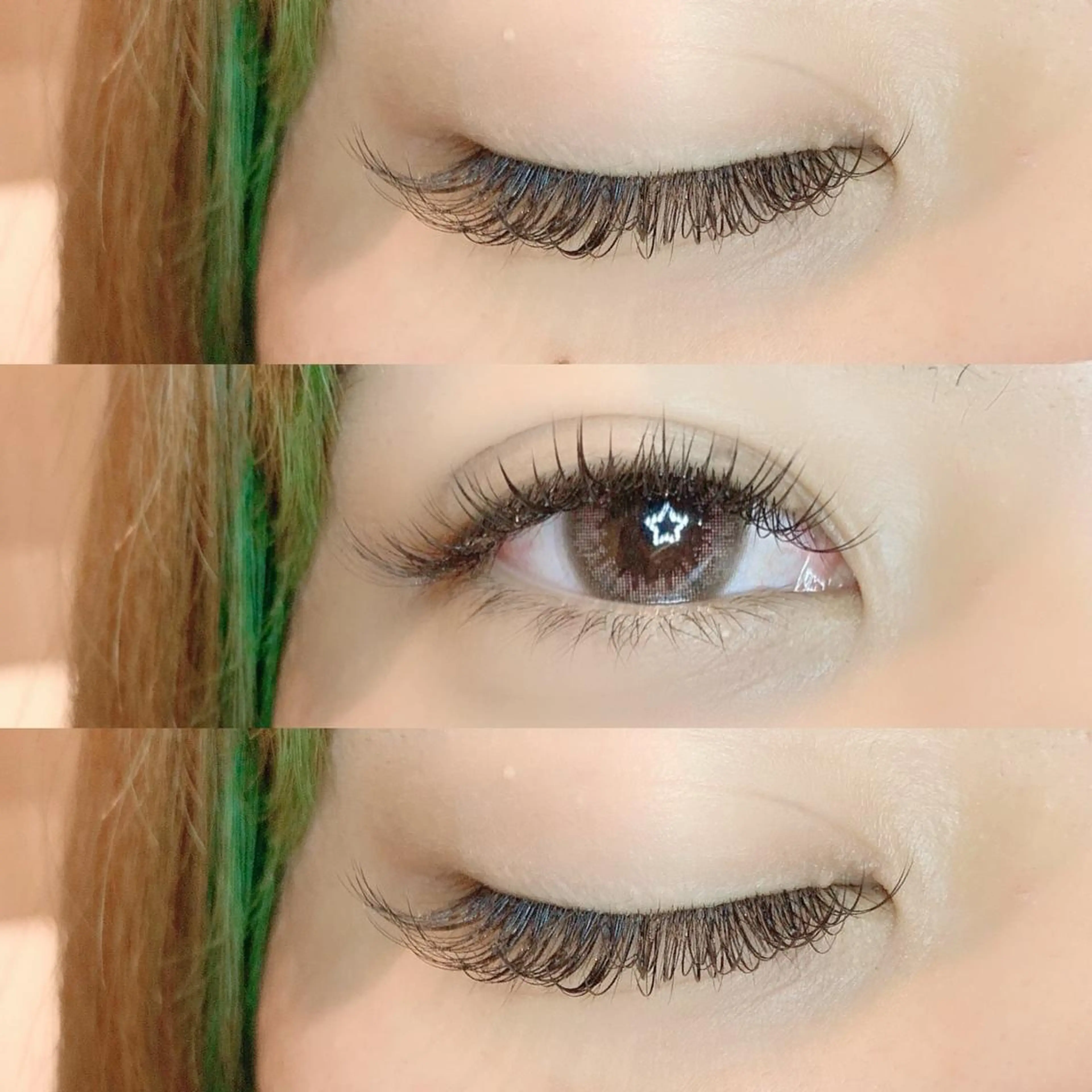 マツエク・マツパ フラットラッシュ 𝑅𝐸𝐼𝑁𝐴 𓍯のマツエク・マツパデザイン