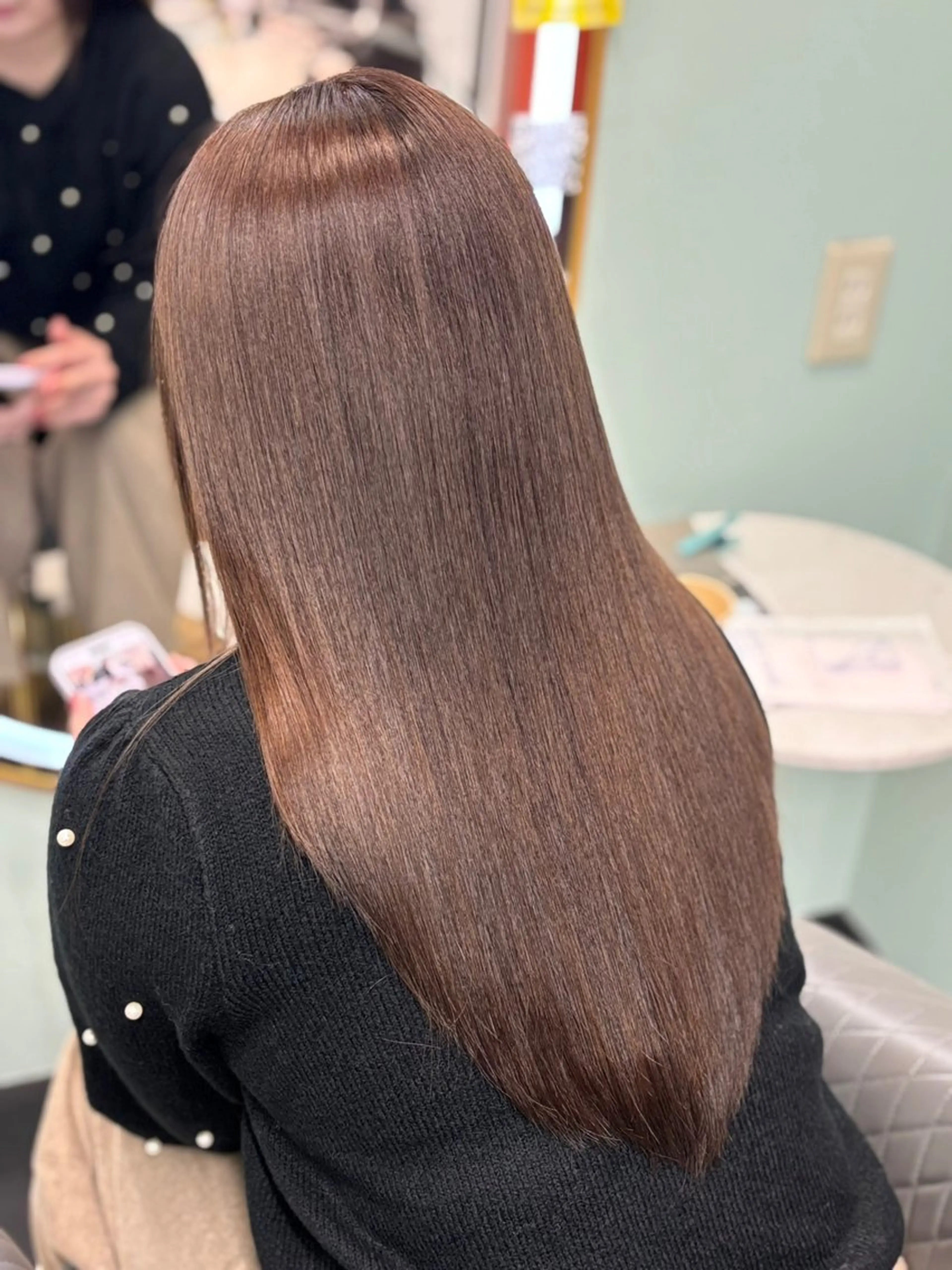 ロング カット 縮毛矯正 aito 新宿/ 美髪矯正/髪質改善のヘアスタイル