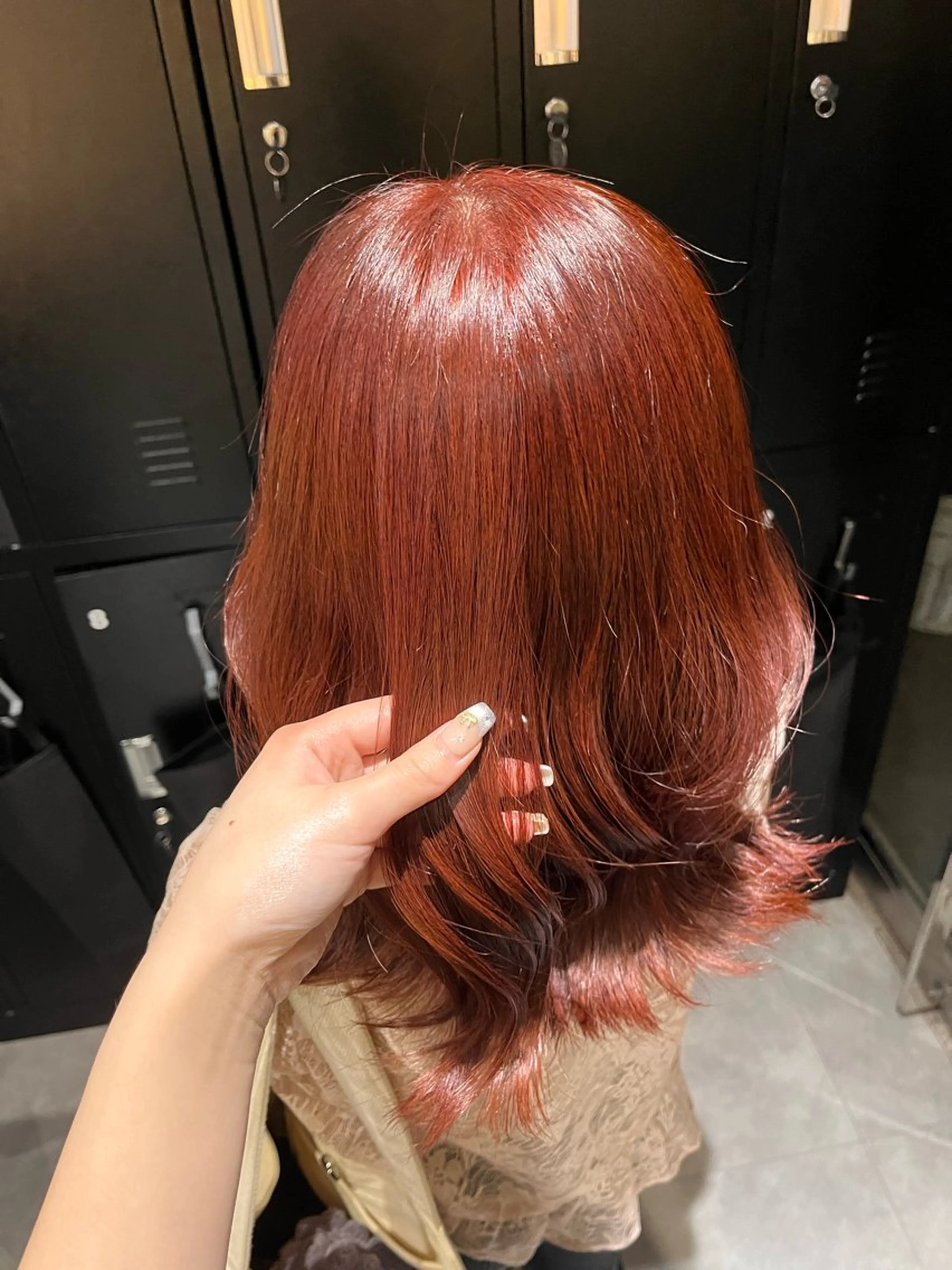 カラー ヘアカラー レイヤーカット/ うる艶カラー/ユイのヘアスタイル