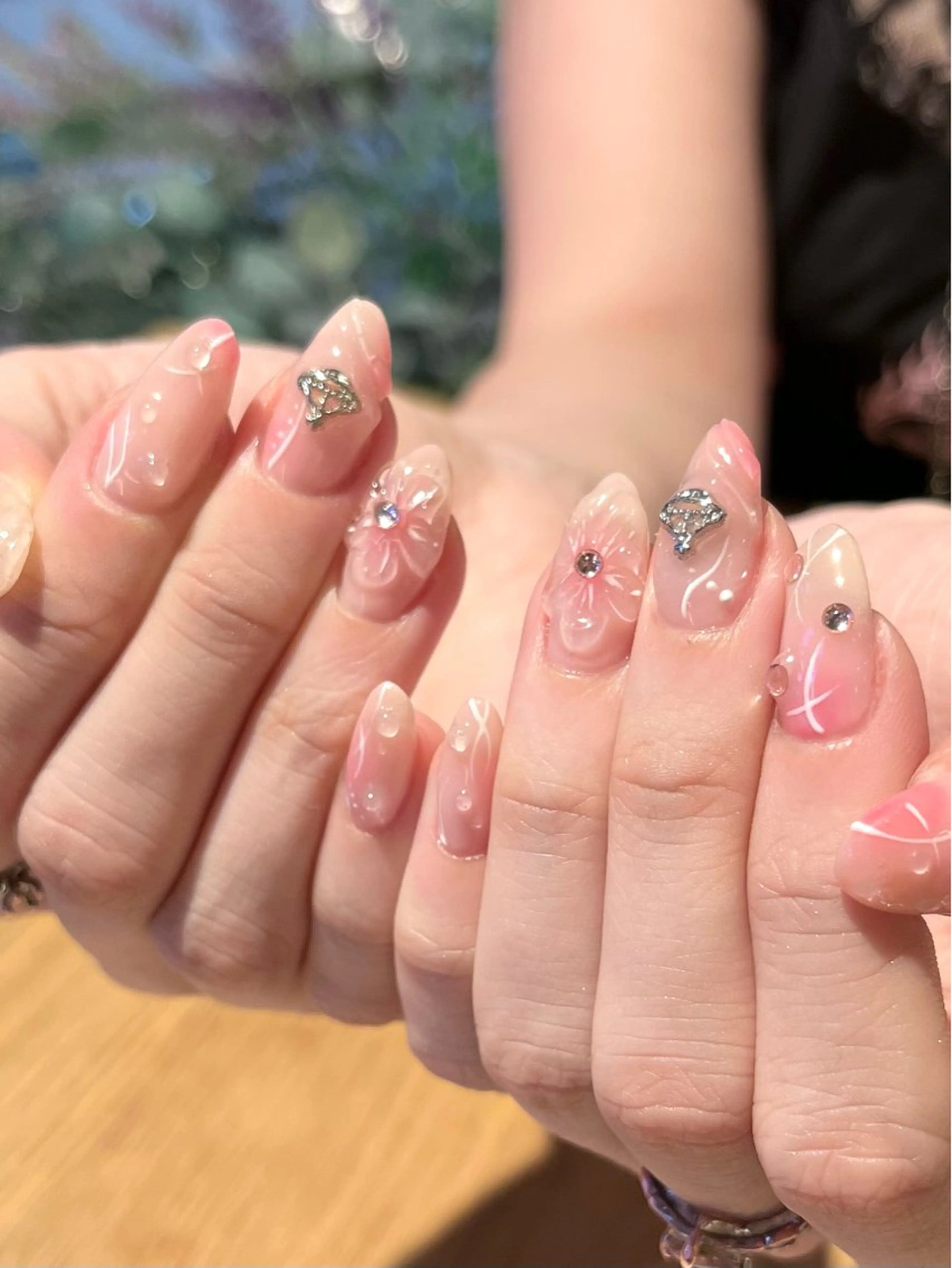 ネイル ガーリー 韓国ネイル めいか /Meikaのネイルデザイン