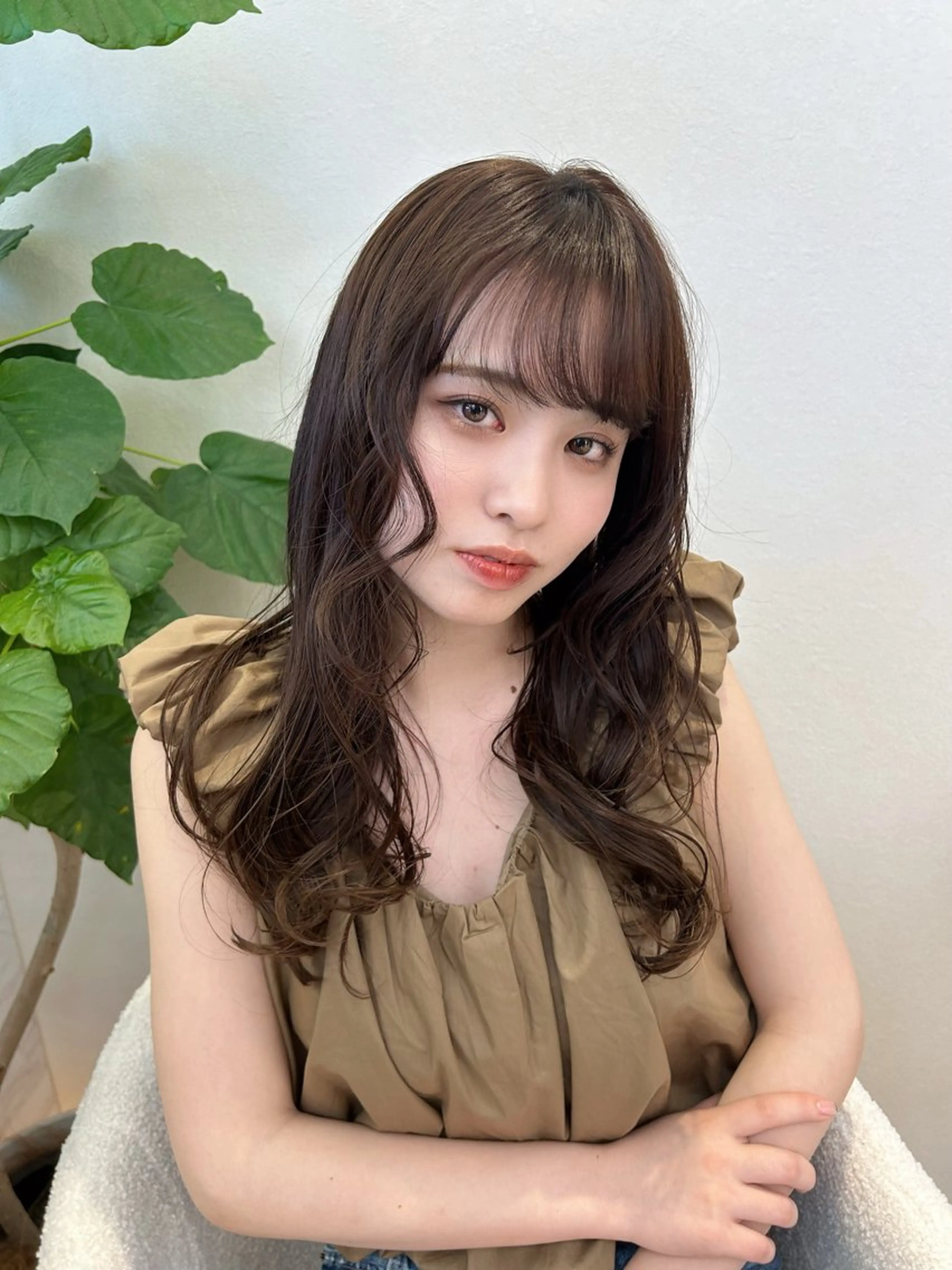 ロング カラー カット ヘアカラー トリートメント 佐合 梨花 / ｅａｕ〈オー〉のヘアスタイル